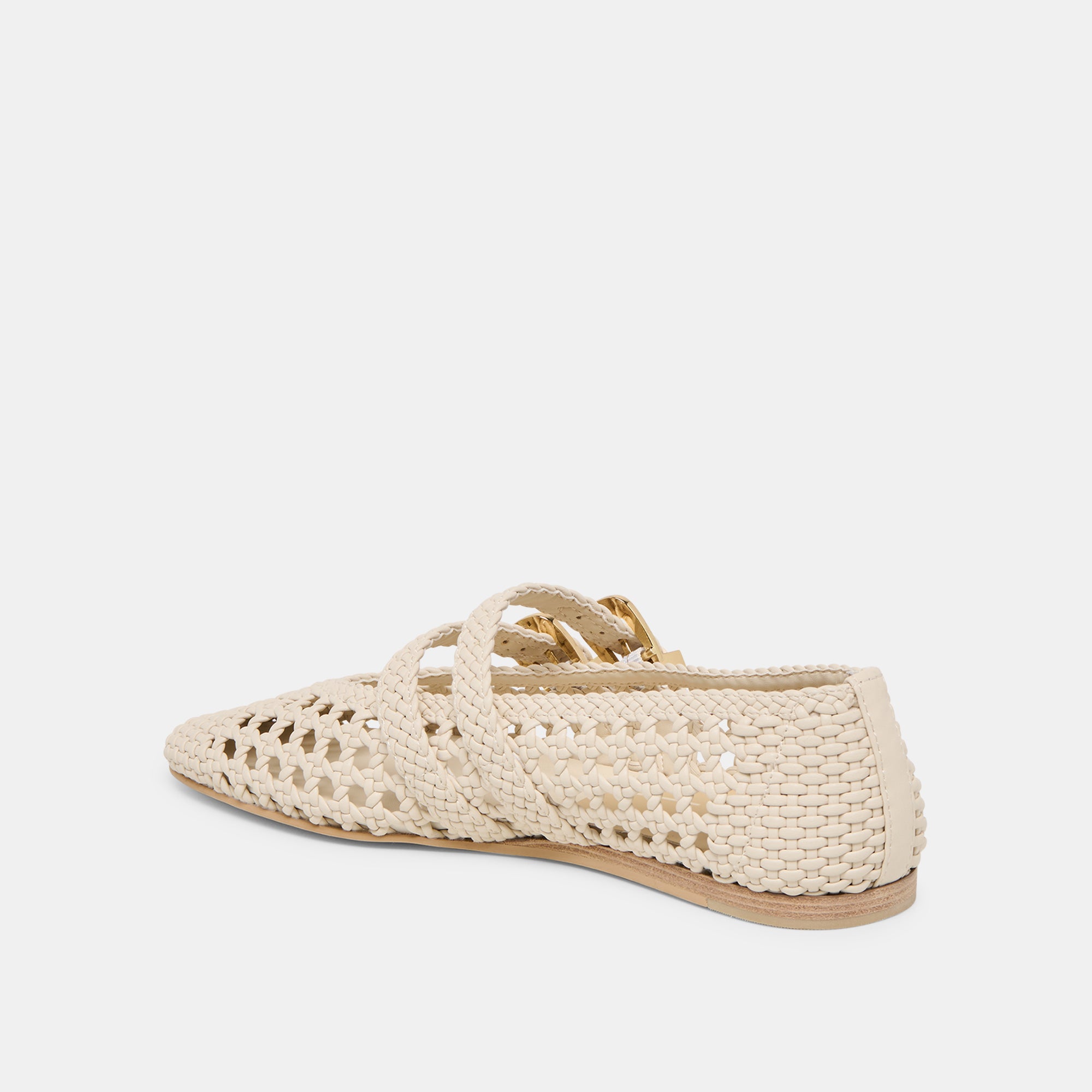 BAYLEE WOVEN BALLET FLATS CREME WOVEN STELLA - Image 9