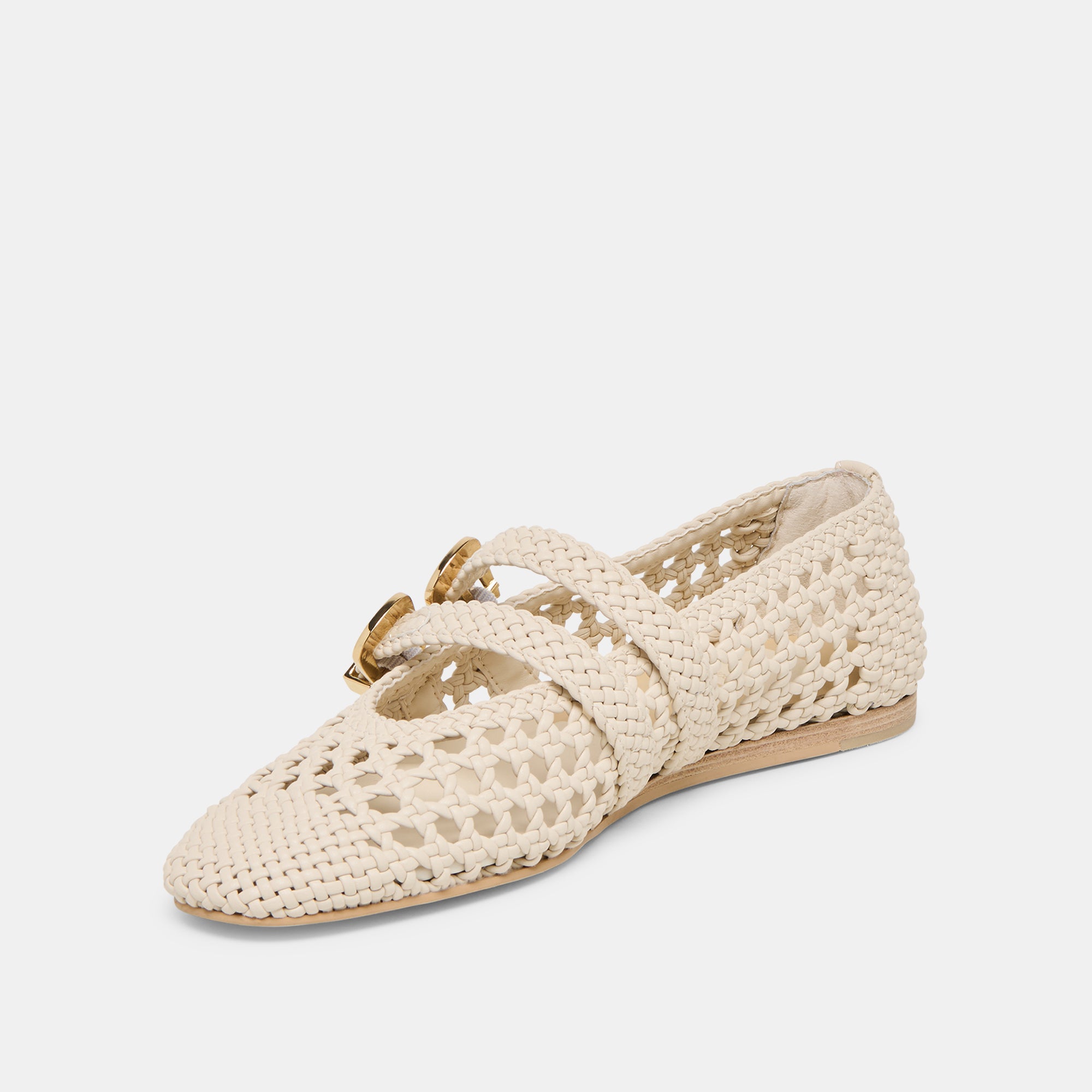 BAYLEE WOVEN BALLET FLATS CREME WOVEN STELLA - Image 7