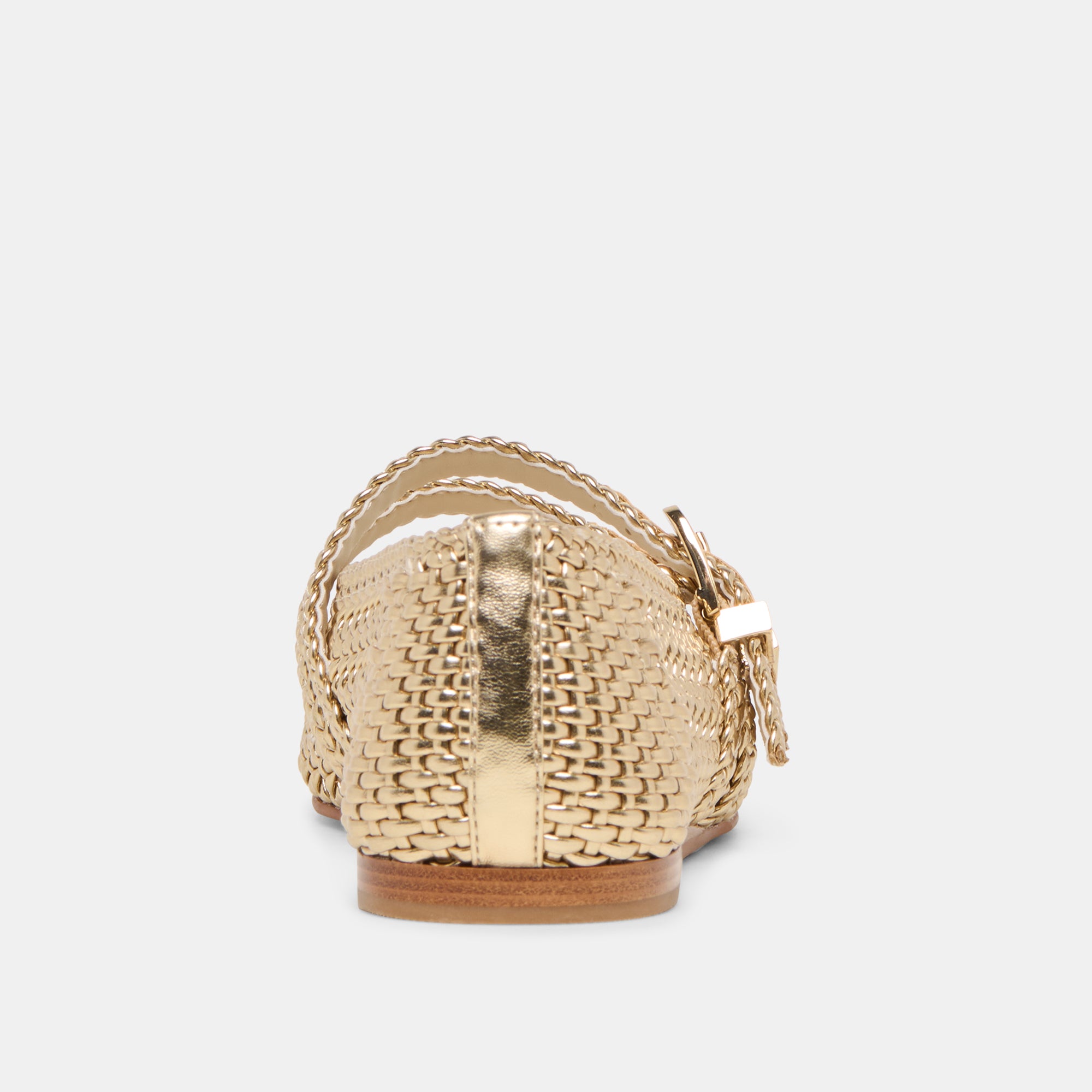 BAYLEE WOVEN BALLET FLATS GOLD WOVEN STELLA - Image 9