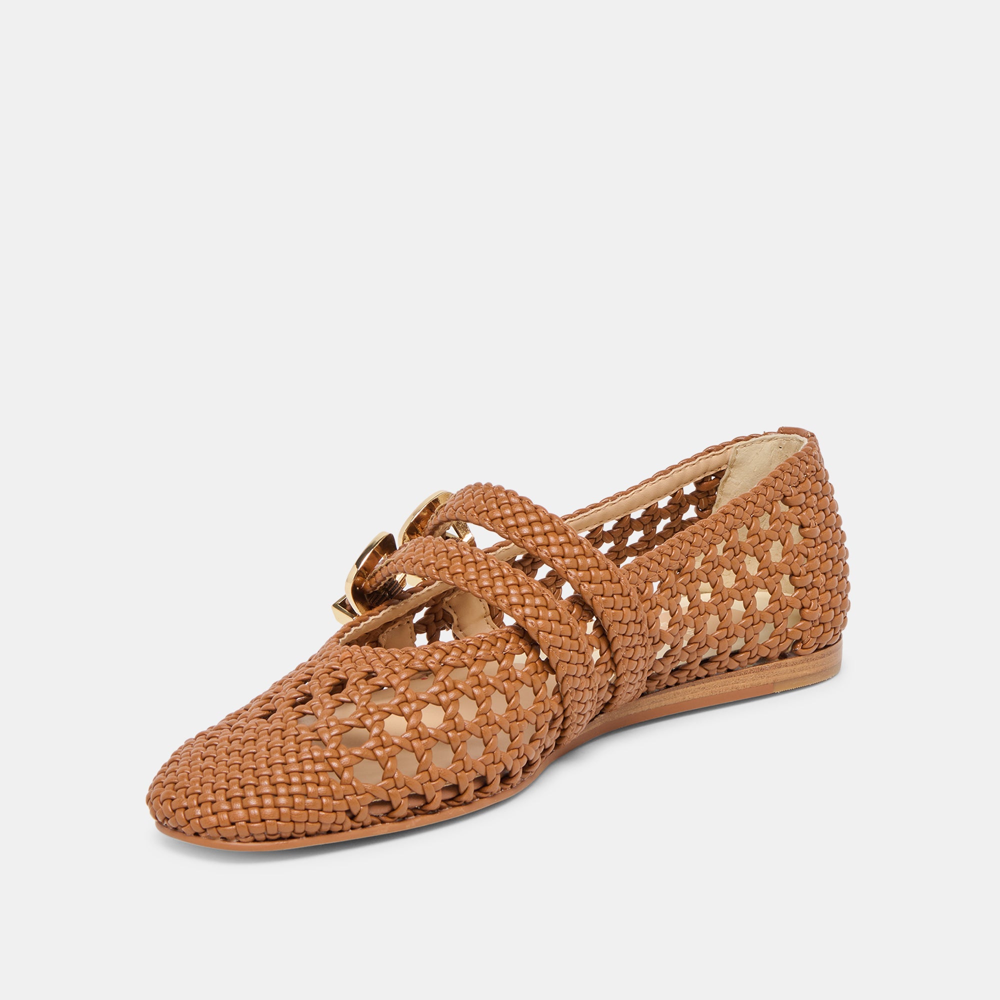 BAYLEE WOVEN BALLET FLATS SADDLE WOVEN STELLA - Image 5