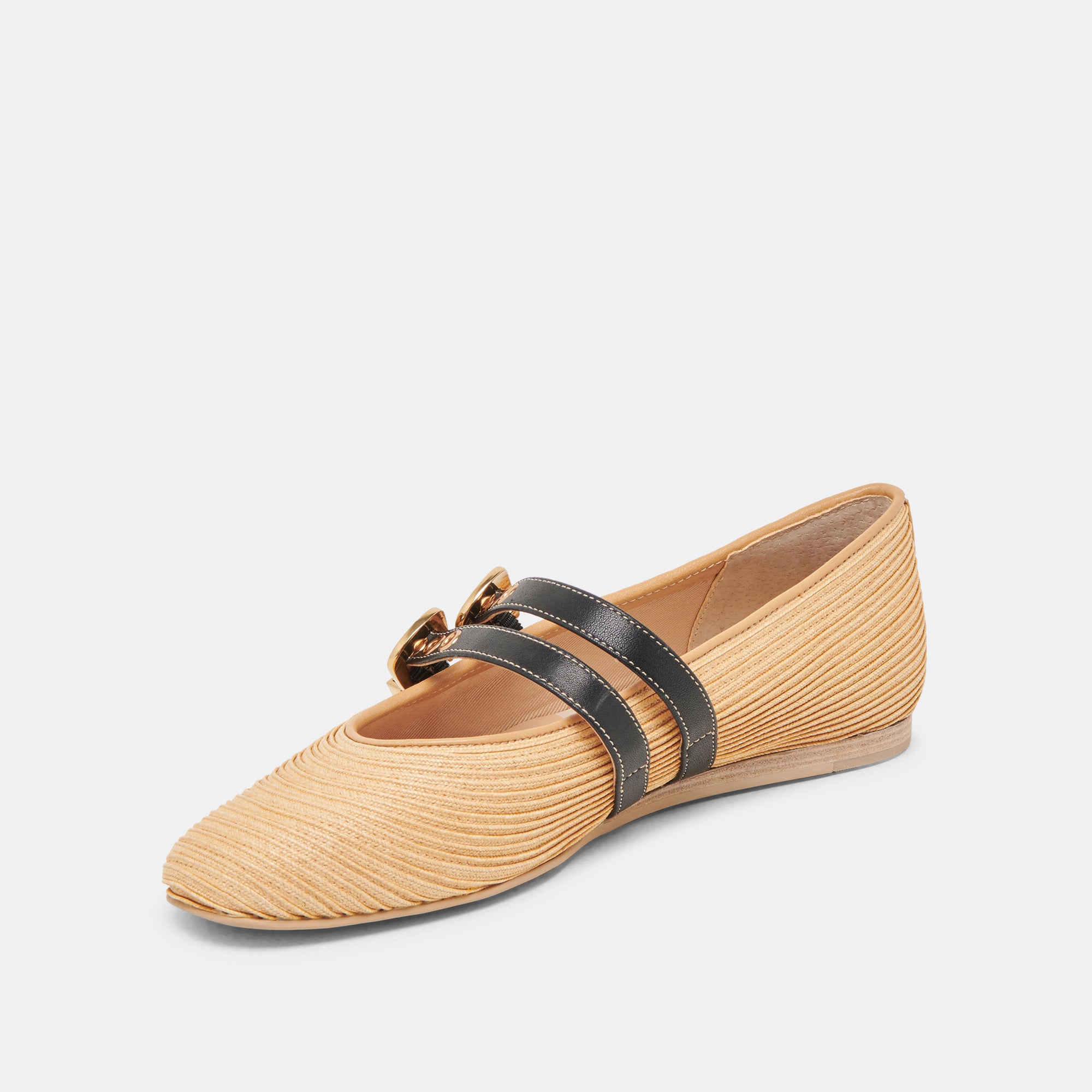 BAYLEE BALLET FLATS NATURAL RAFFIA - Image 4