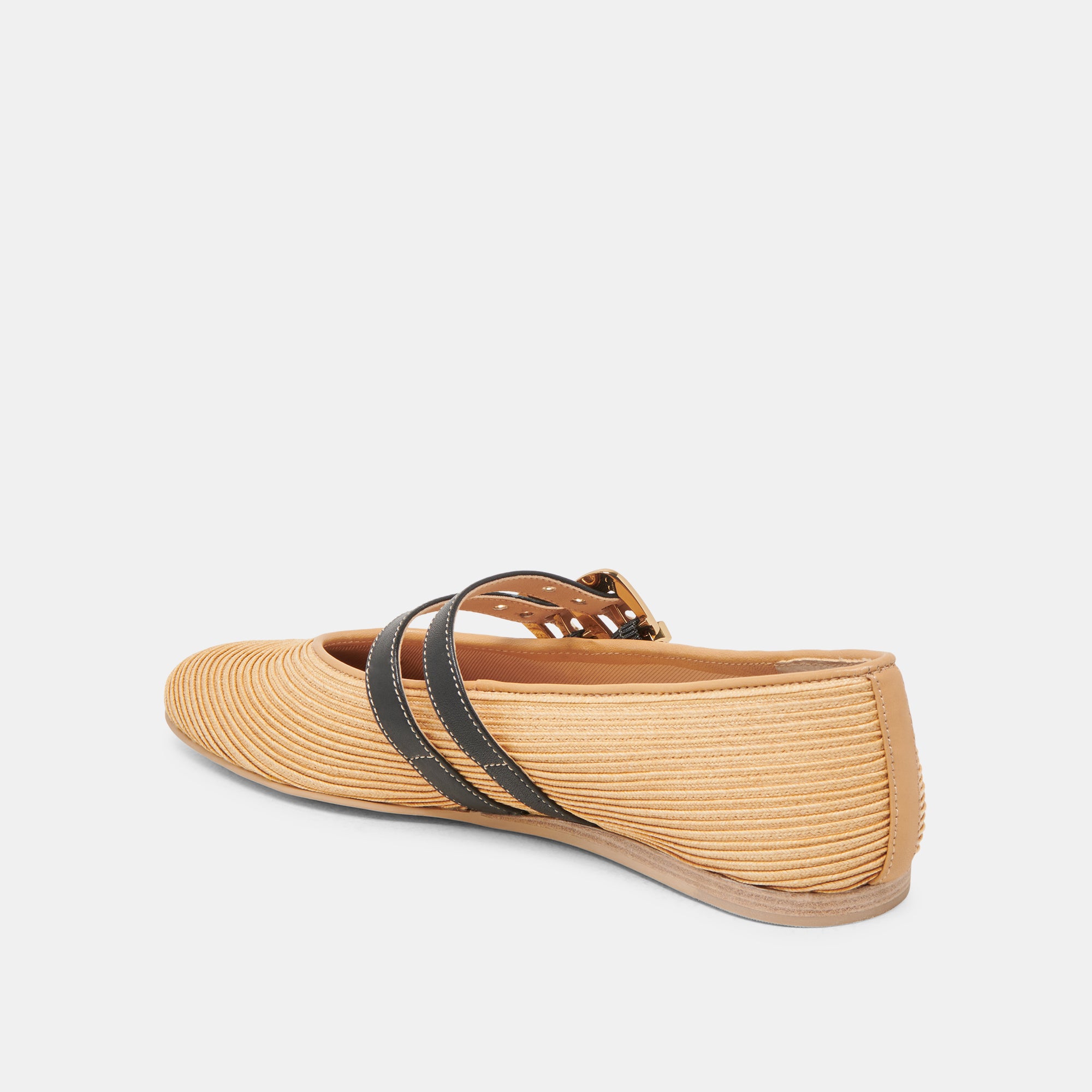 BAYLEE BALLET FLATS NATURAL RAFFIA - Image 5