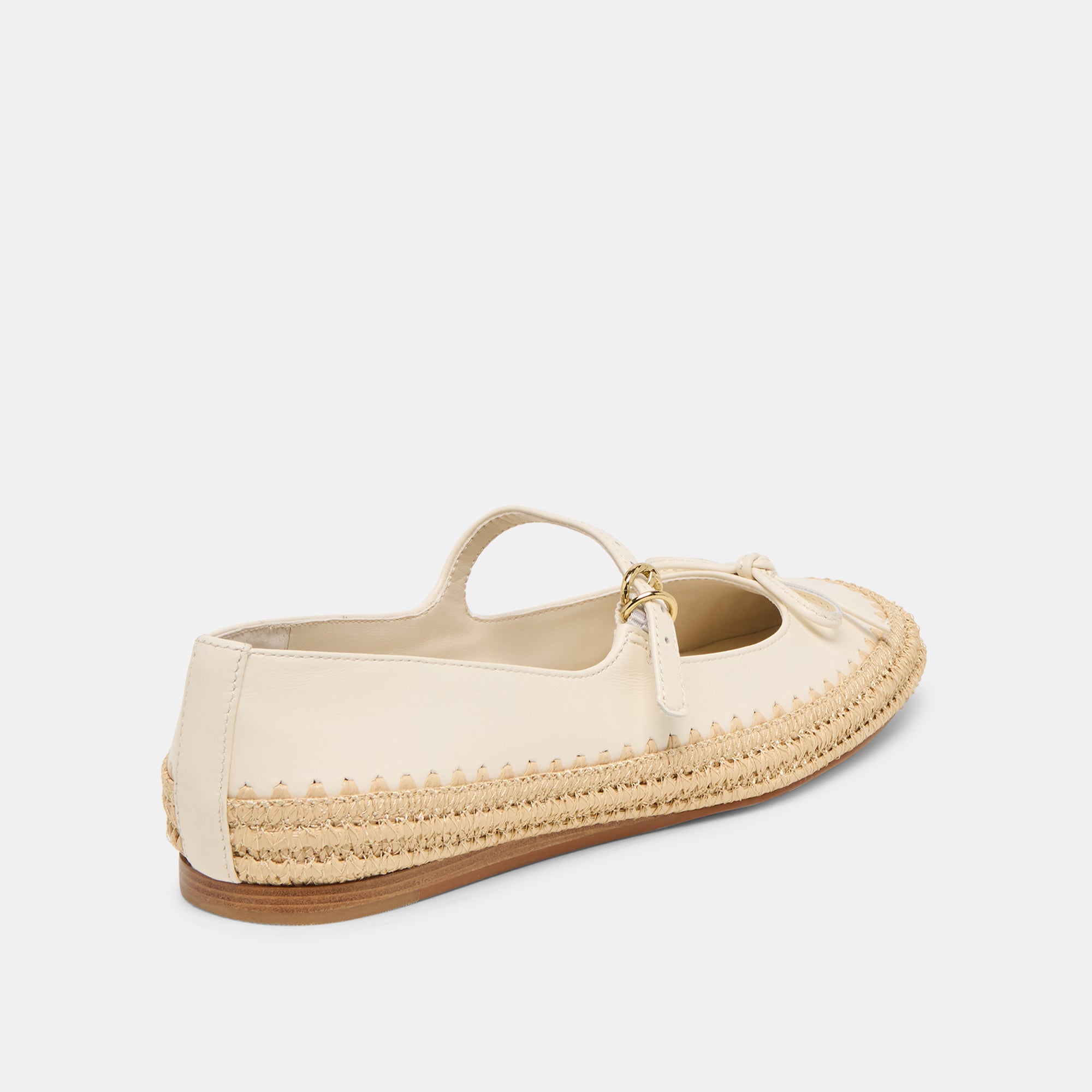 BETONY BALLET FLATS OFF WHITE LEATHER - Image 3