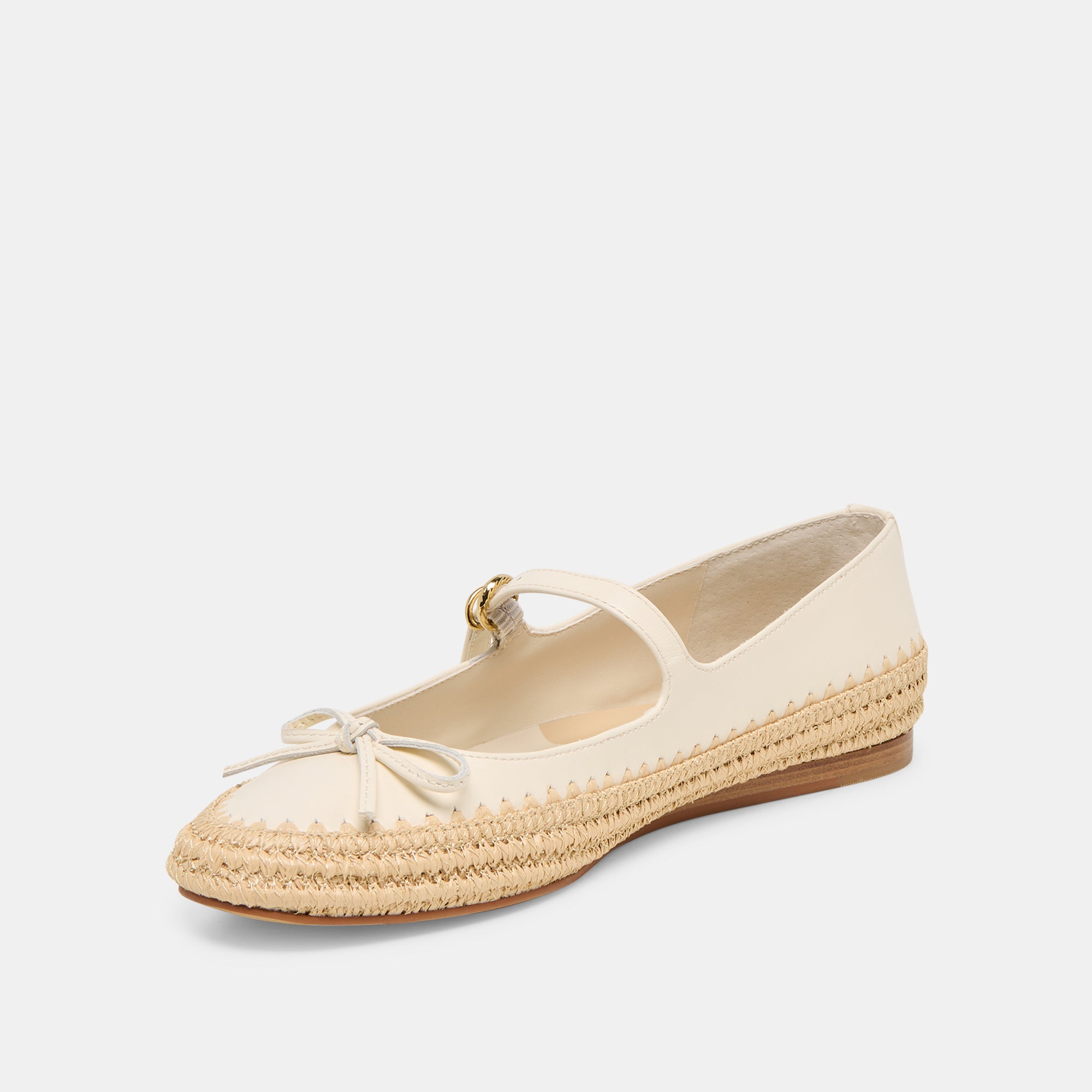 BETONY BALLET FLATS OFF WHITE LEATHER - Image 4
