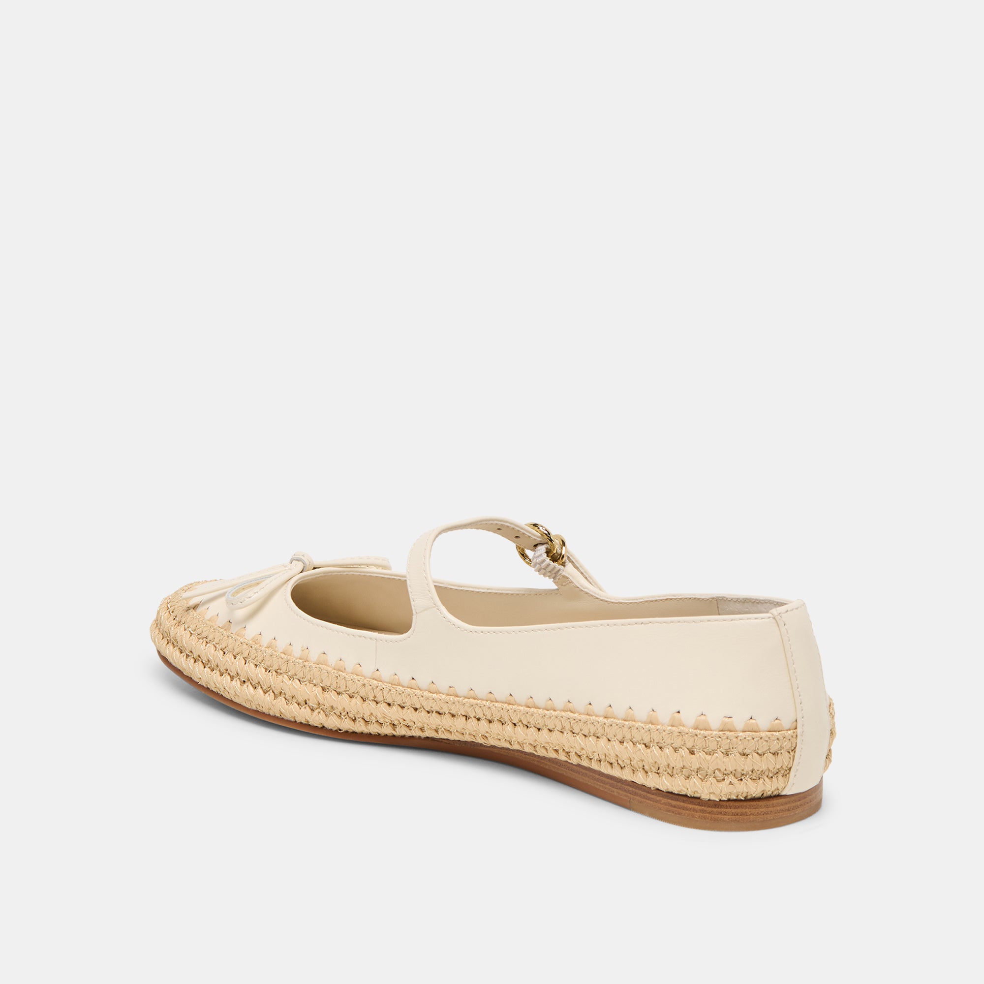 BETONY BALLET FLATS OFF WHITE LEATHER - Image 5