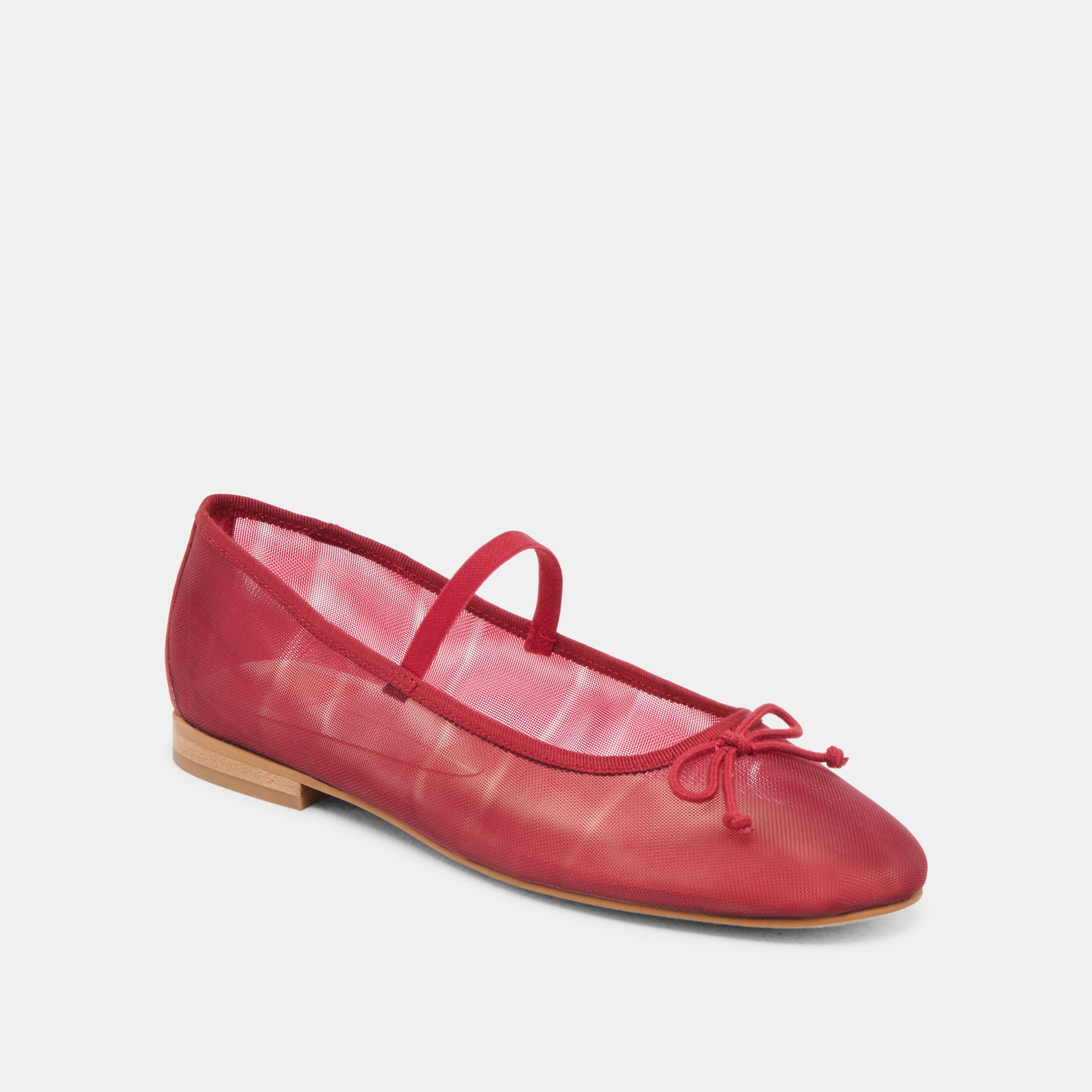 CADEL BALLET FLATS CRIMSON MESH - Image 2