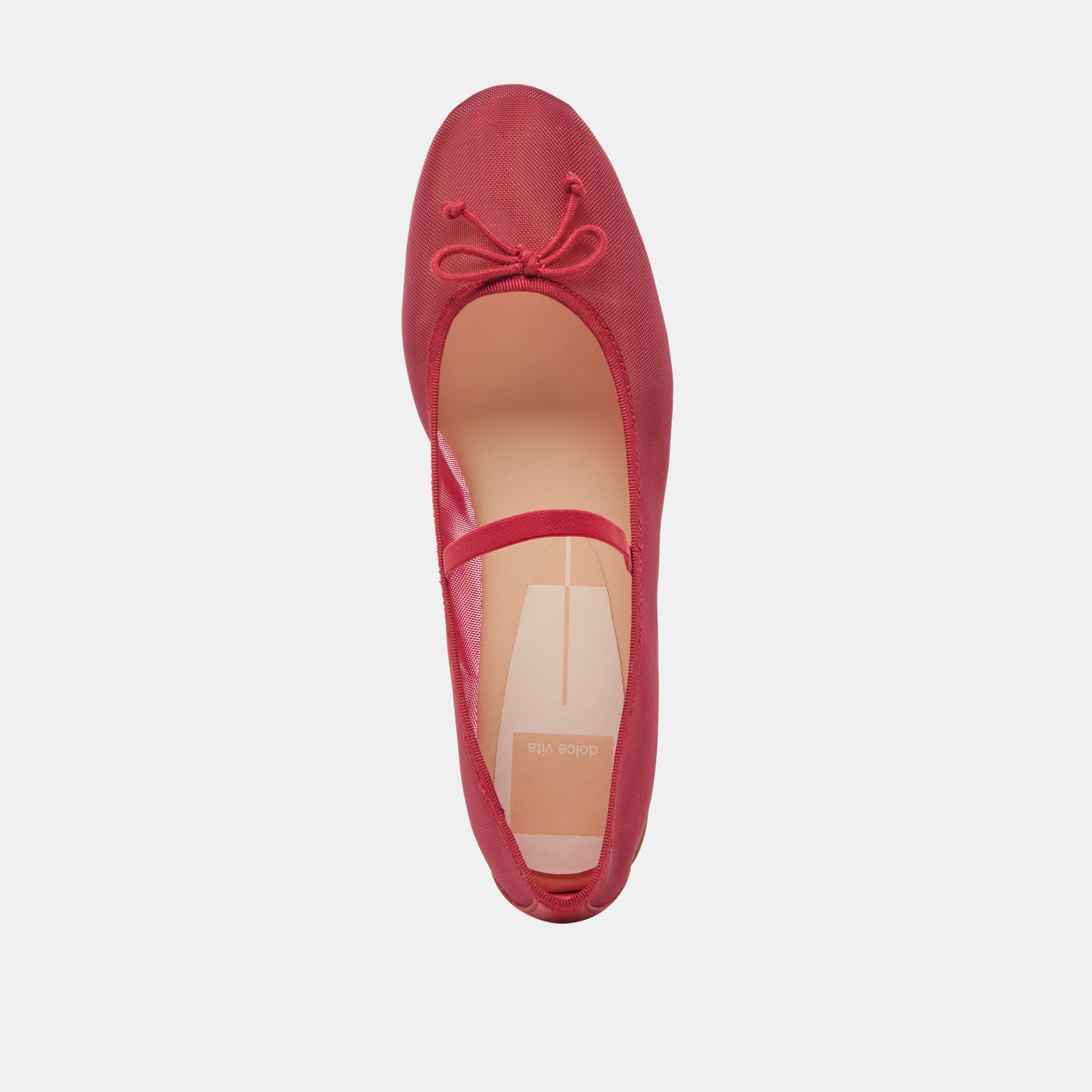 CADEL BALLET FLATS CRIMSON MESH - Image 8