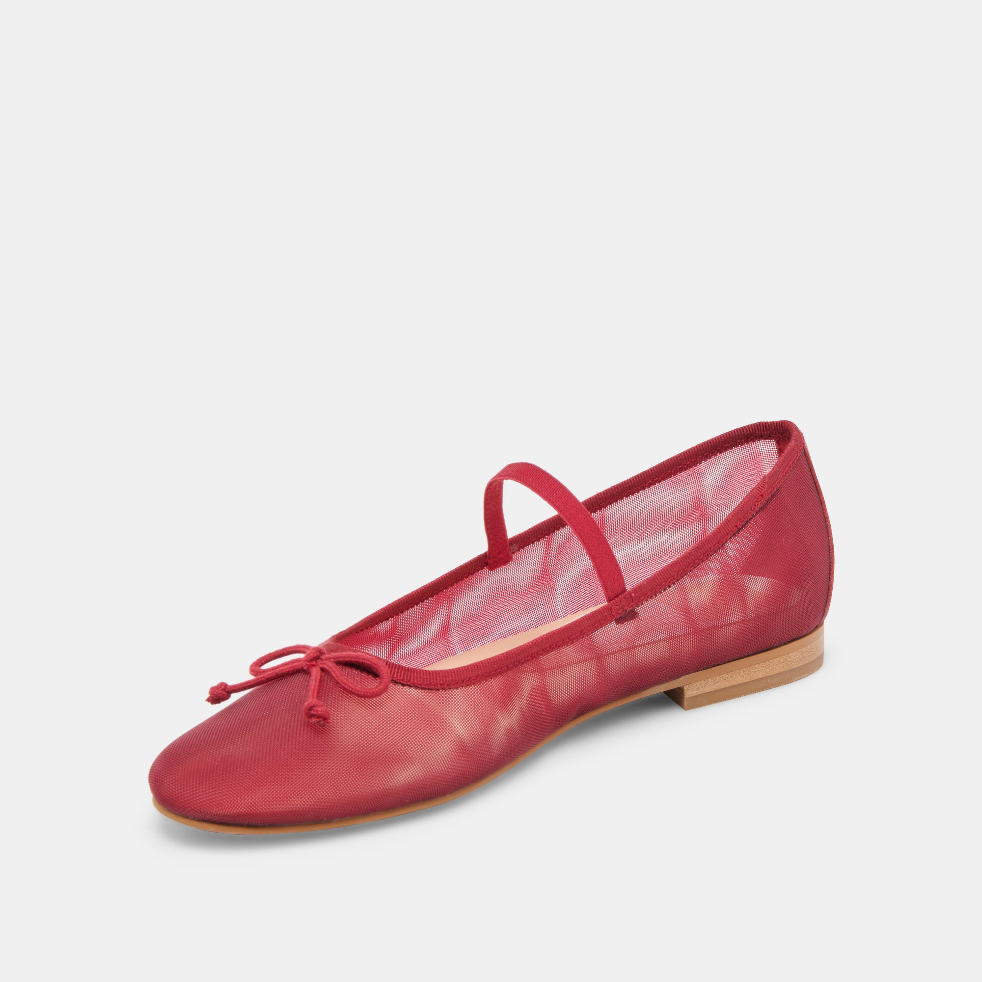 CADEL BALLET FLATS CRIMSON MESH - Image 4
