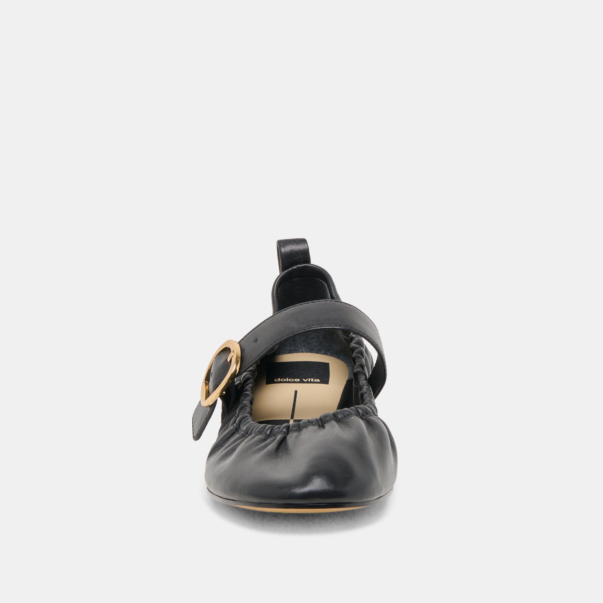 CAELY BALLET FLATS BLACK LEATHER - Image 8