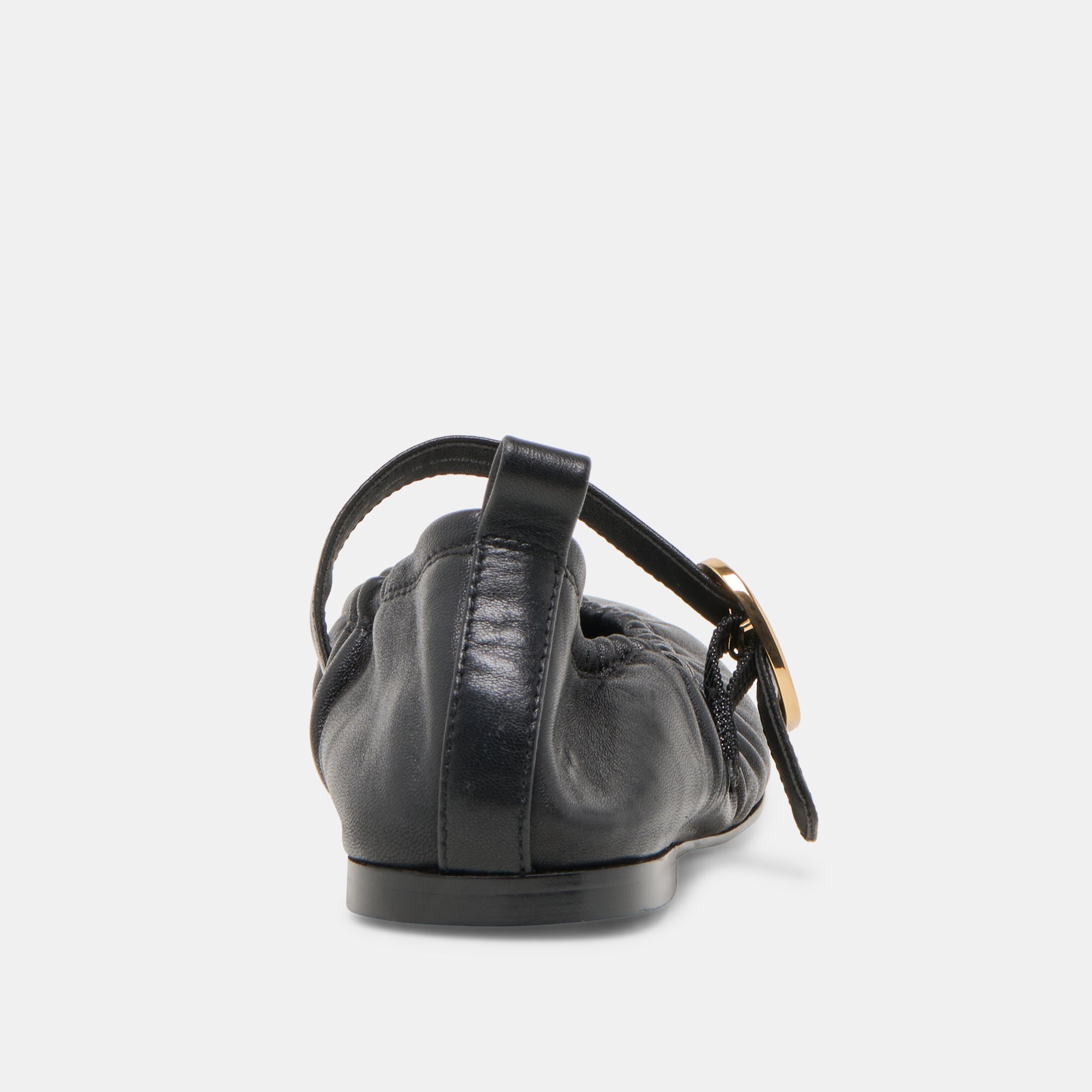 CAELY BALLET FLATS BLACK LEATHER - Image 9