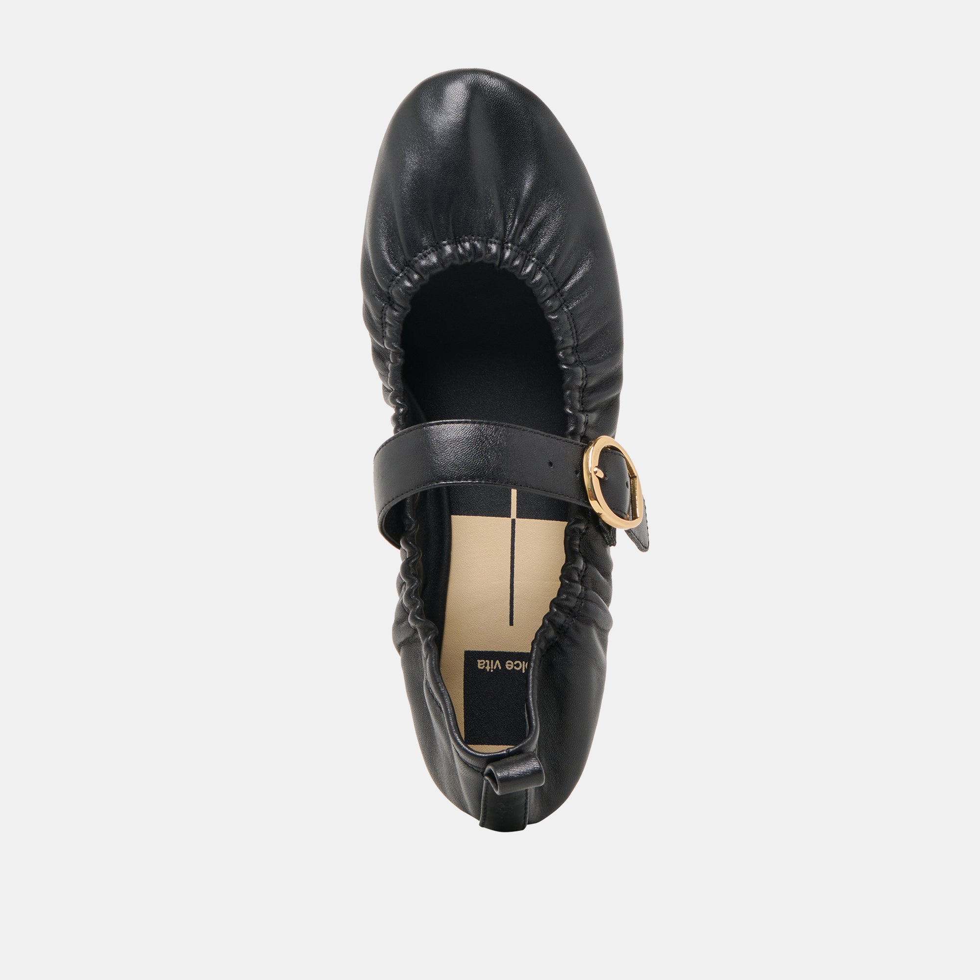 CAELY BALLET FLATS BLACK LEATHER - Image 10