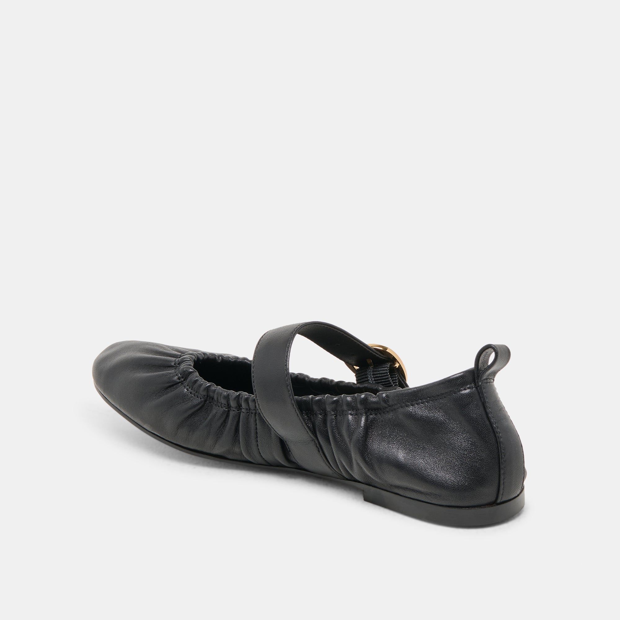 CAELY BALLET FLATS BLACK LEATHER - Image 7