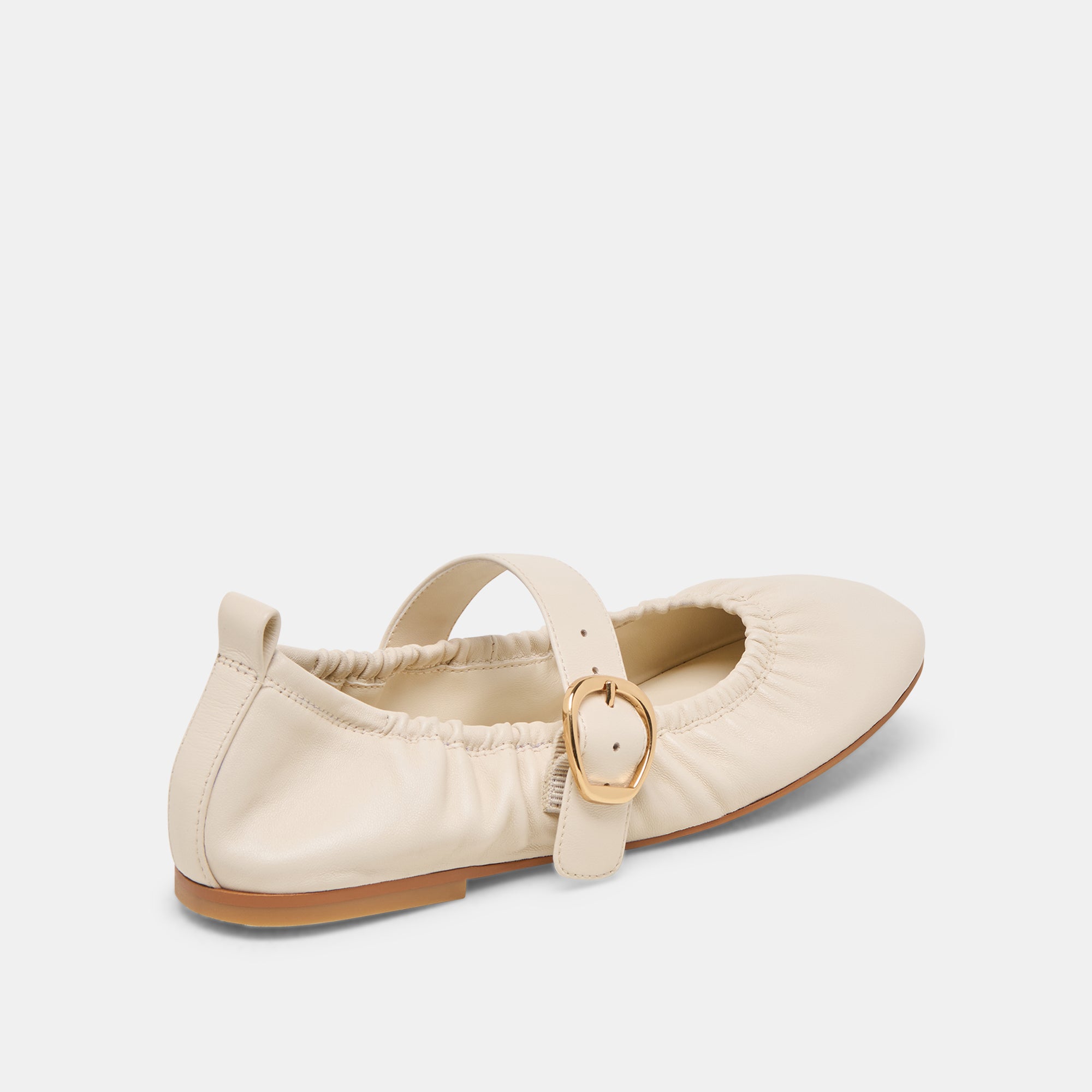 CAELY BALLET FLATS BONE LEATHER - Image 5