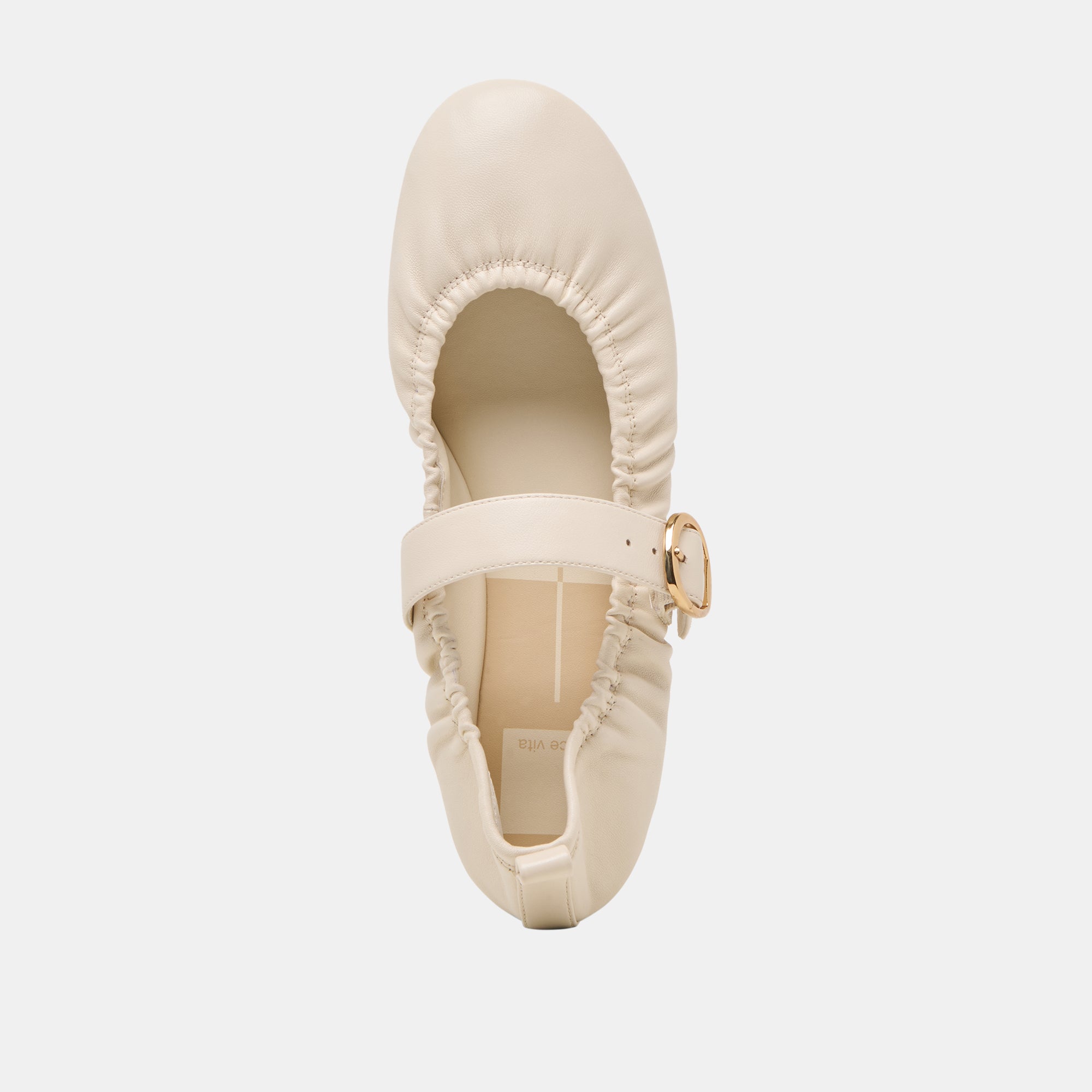 CAELY BALLET FLATS BONE LEATHER - Image 11