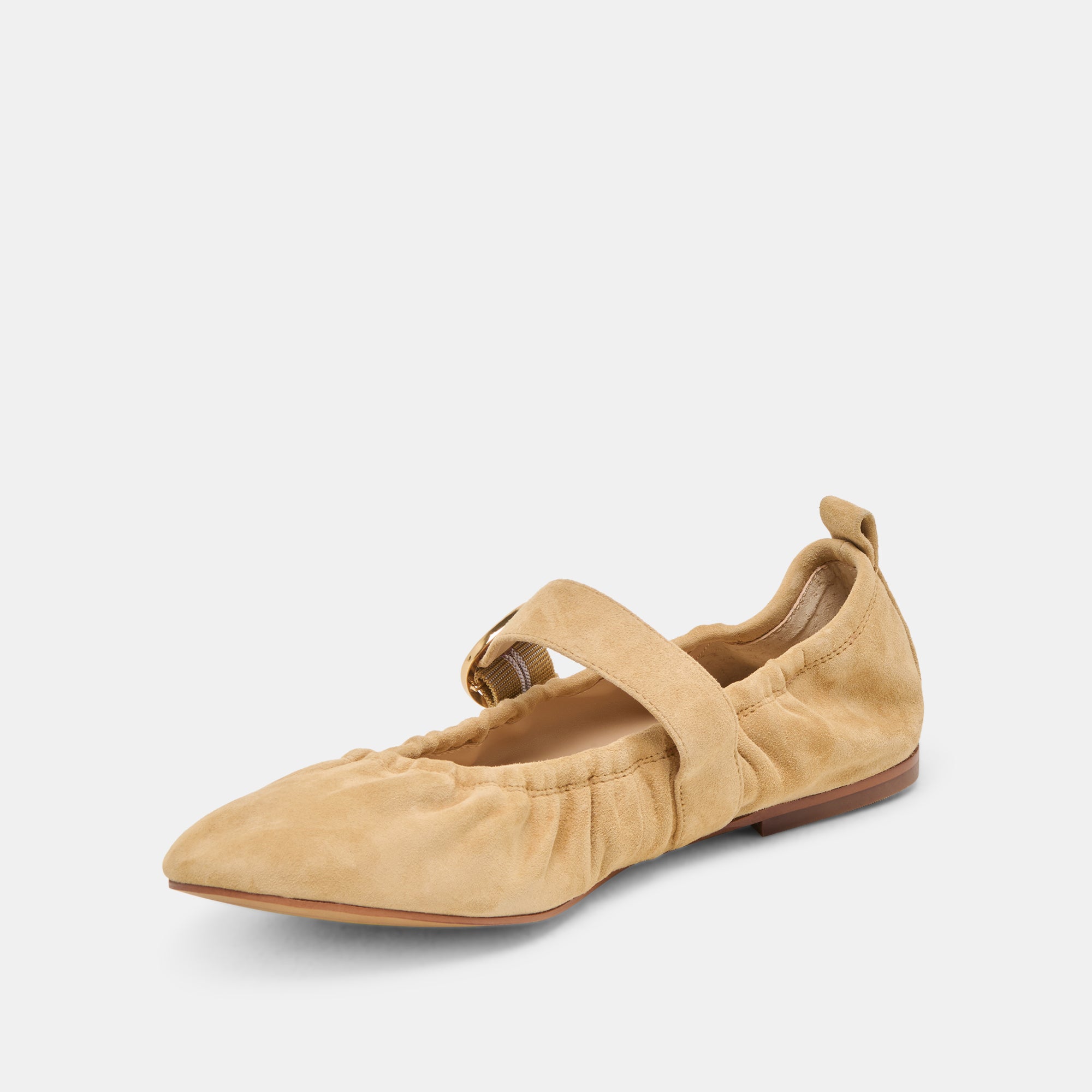 CAELY BALLET FLATS HONEY SUEDE - Image 4