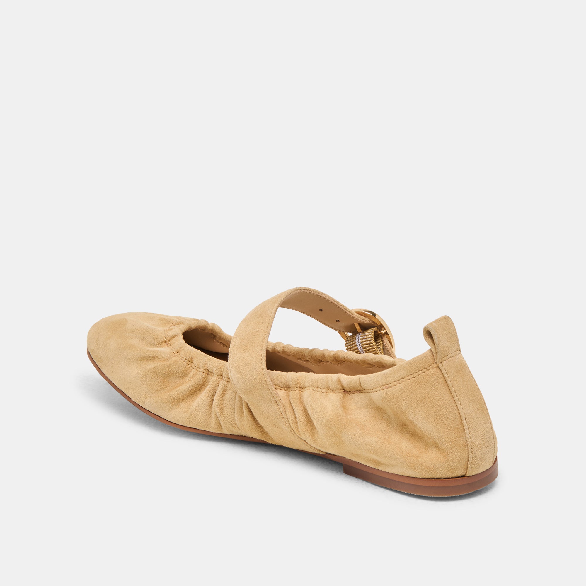 CAELY BALLET FLATS HONEY SUEDE - Image 5