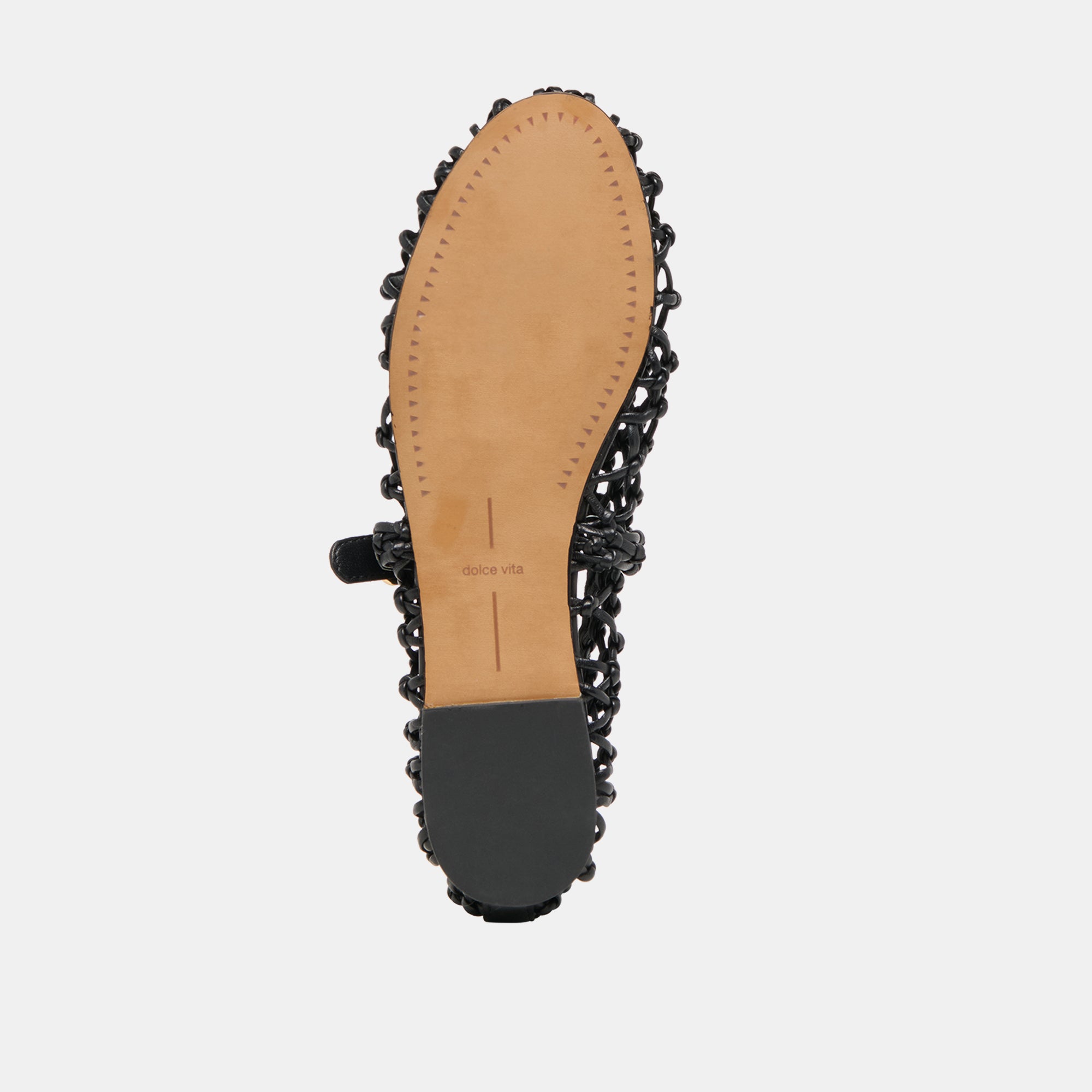 CLAIR BALLET FLATS BLACK WOVEN LEATHER - Image 11
