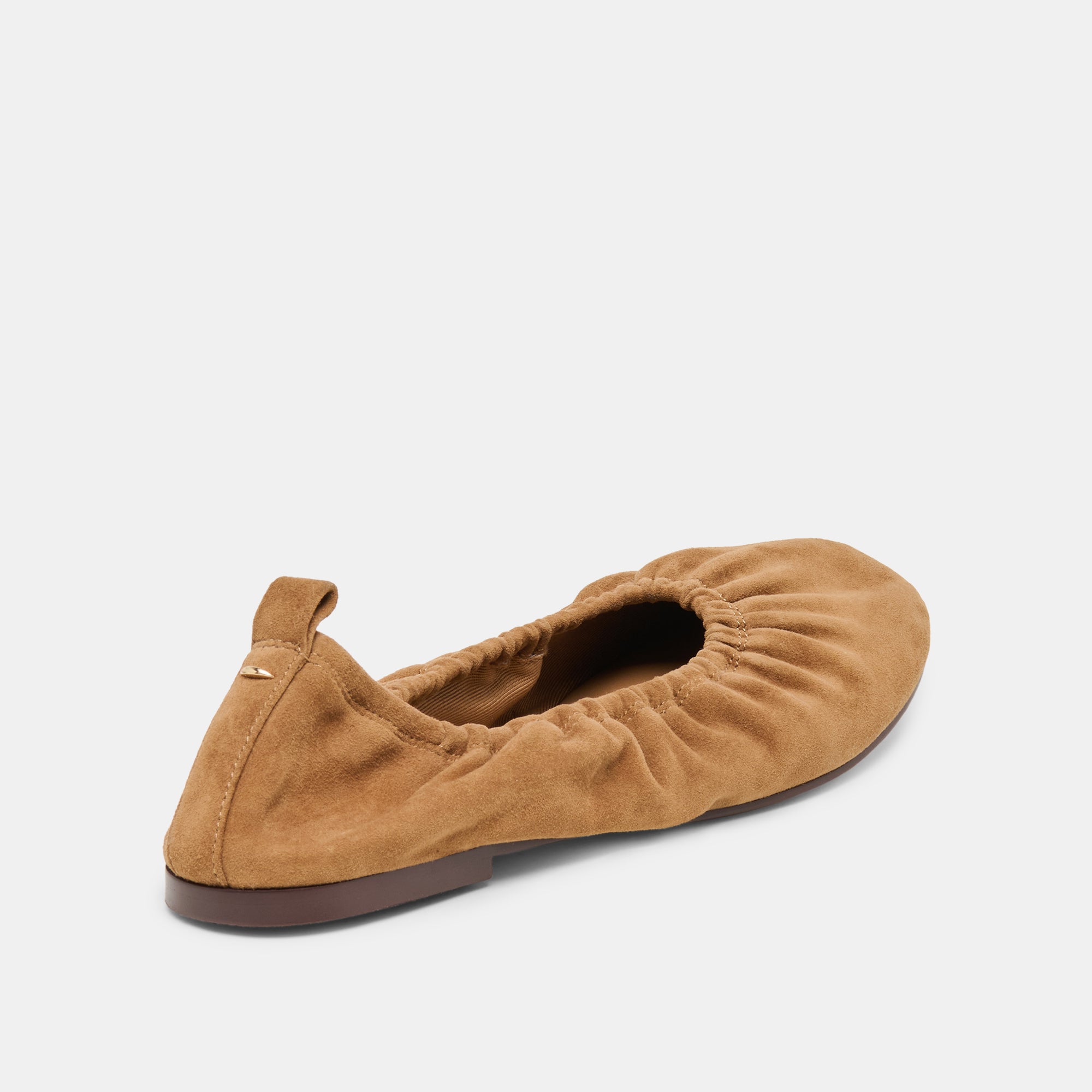 CONRAD BALLET FLATS LT BROWN SUEDE - Image 3
