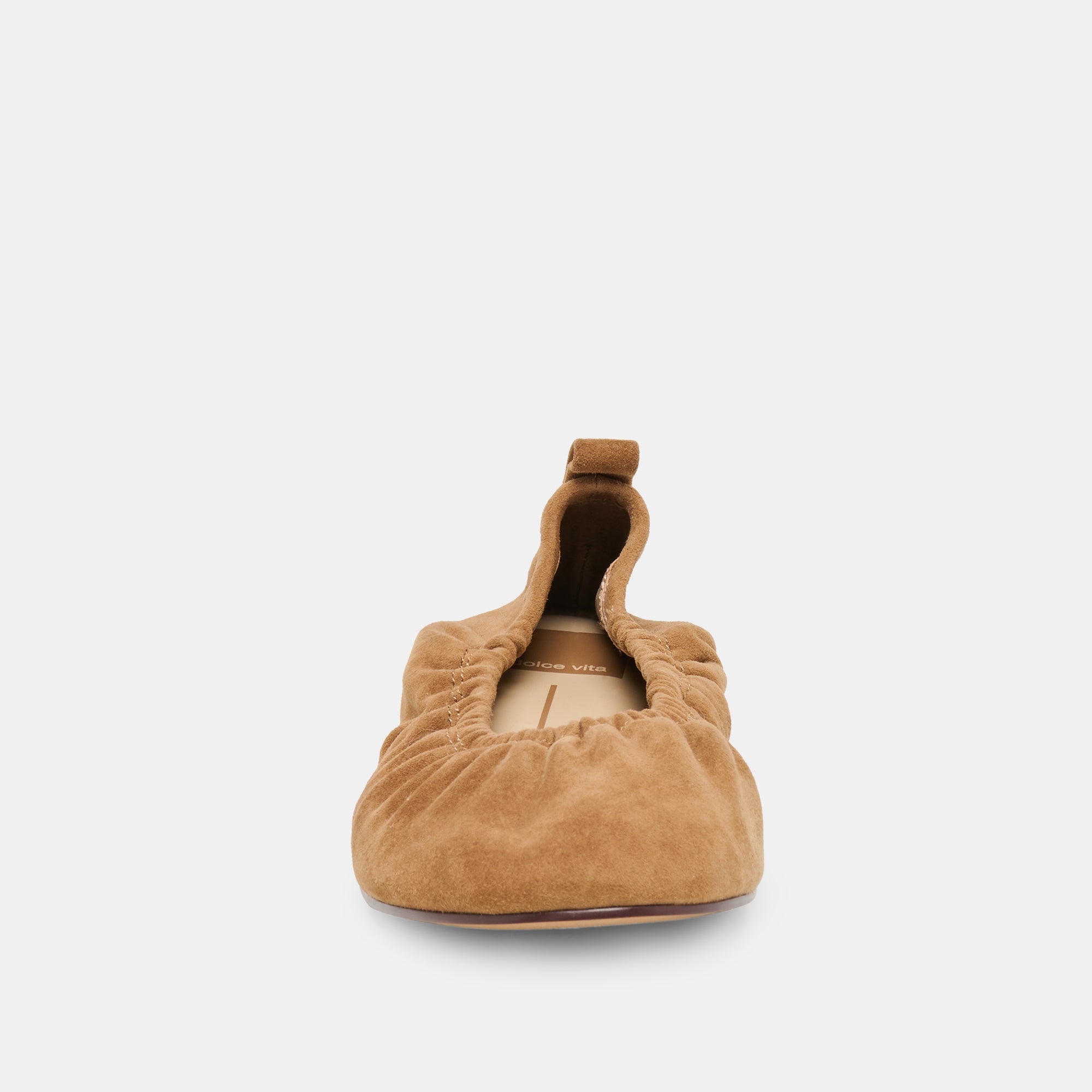 CONRAD BALLET FLATS LT BROWN SUEDE - Image 6