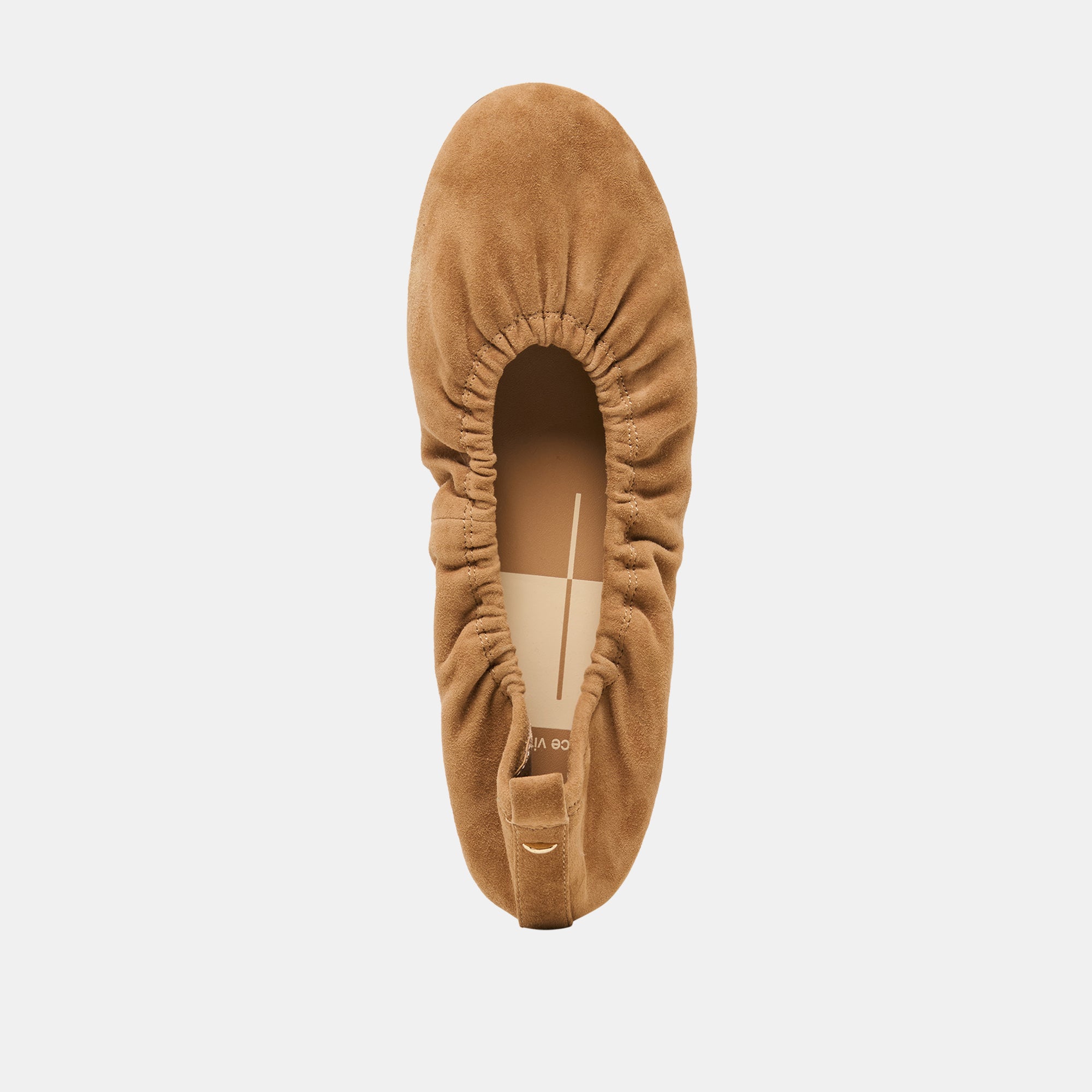 CONRAD BALLET FLATS LT BROWN SUEDE - Image 8