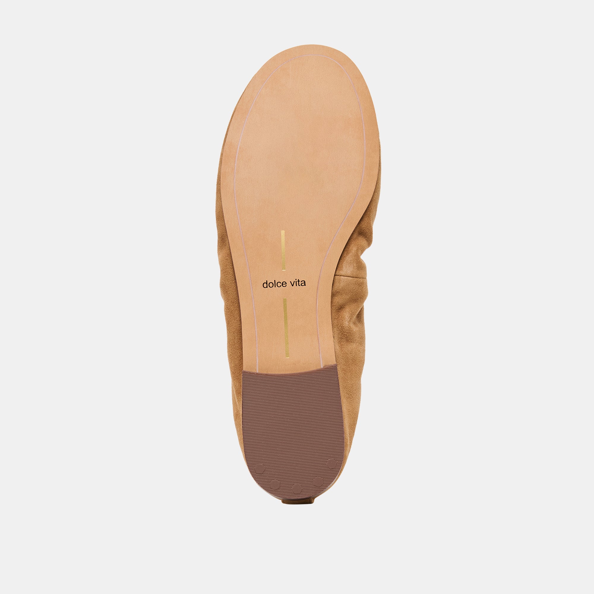 CONRAD BALLET FLATS LT BROWN SUEDE - Image 9