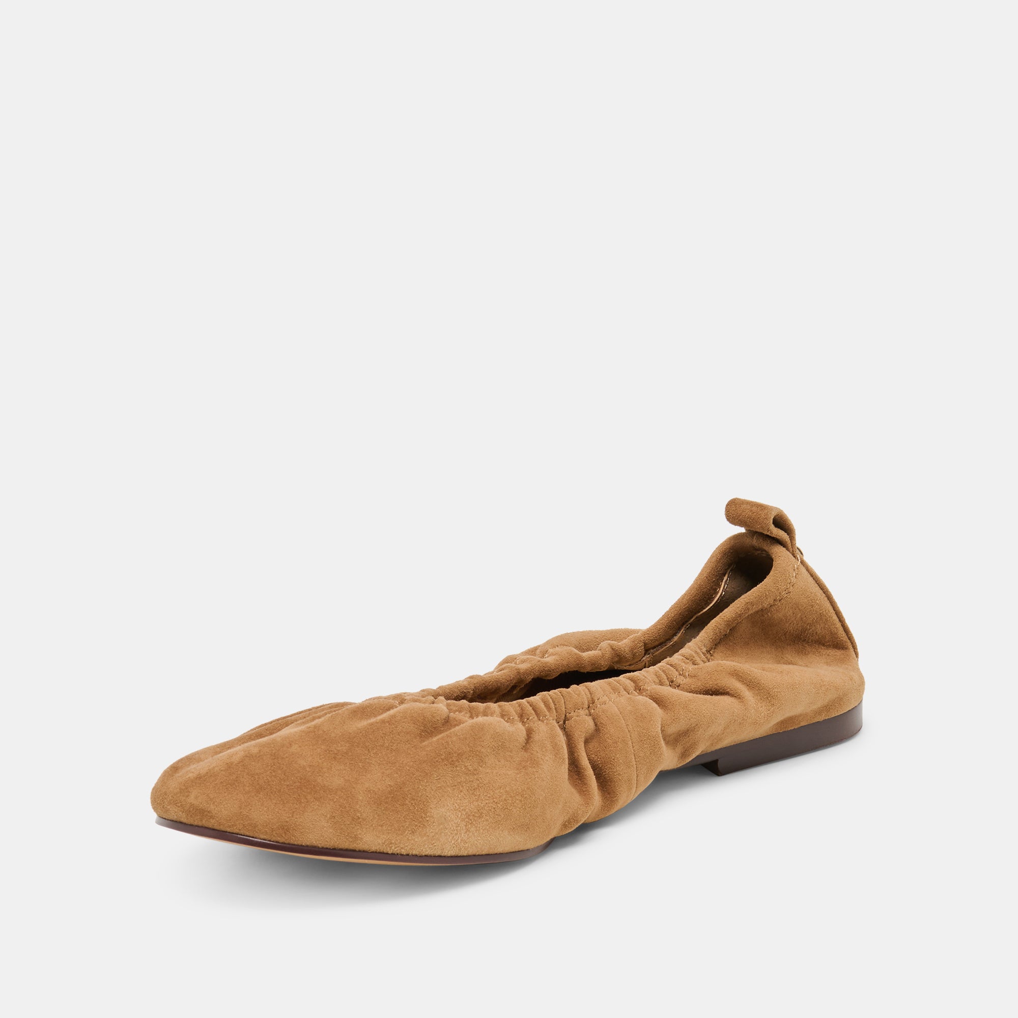CONRAD BALLET FLATS LT BROWN SUEDE - Image 4