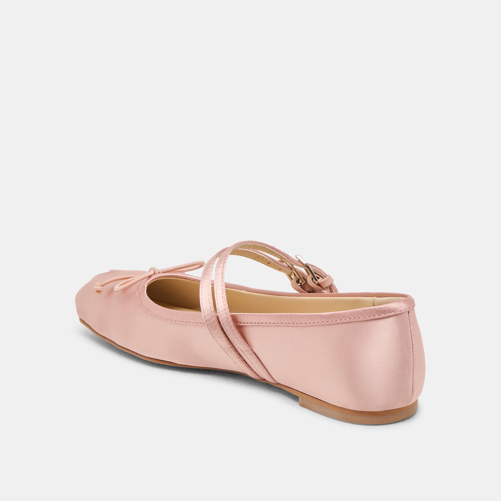 GIBSEN BALLET FLATS BLUSH SATIN - Image 6