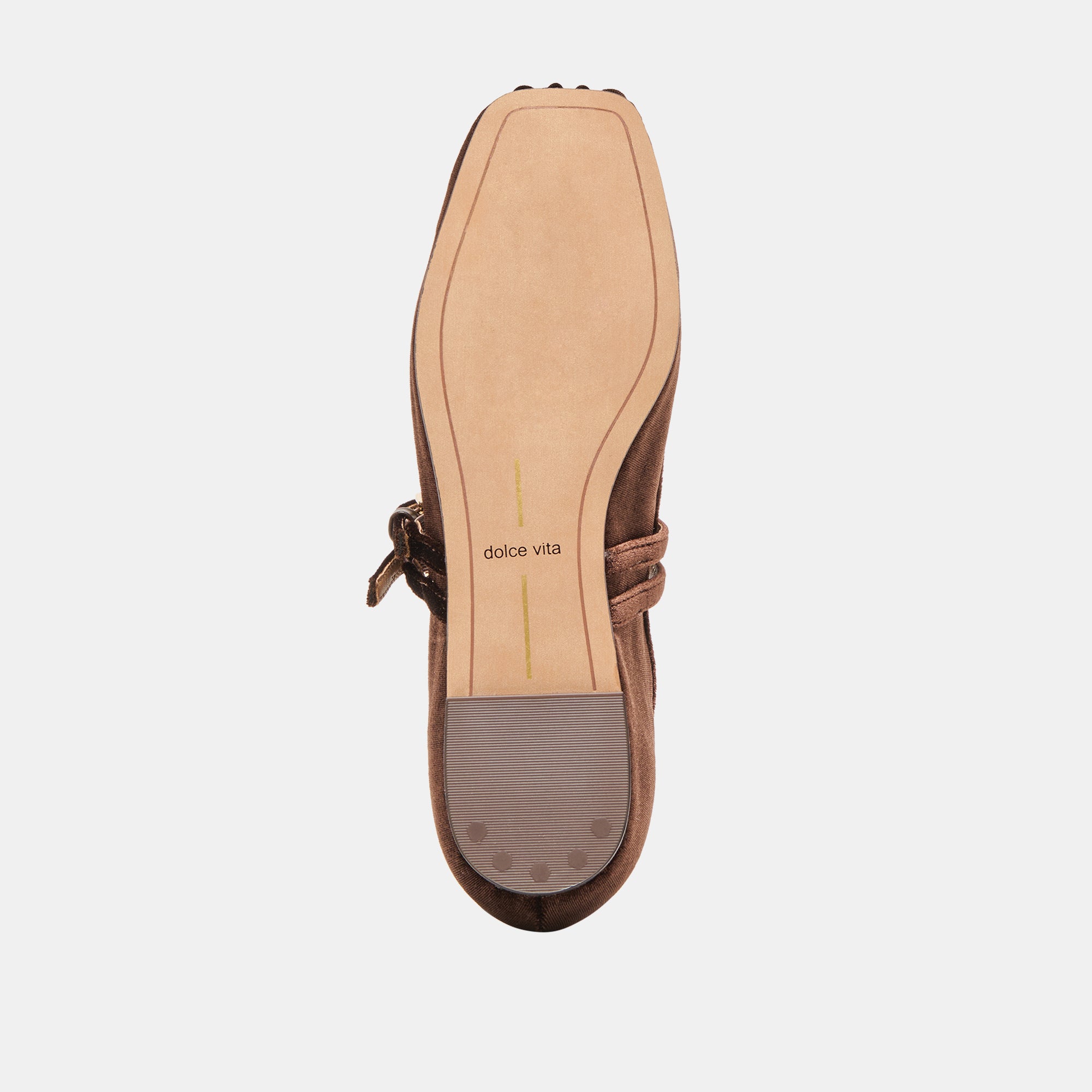 GIBSEN BALLET FLATS CHOCOLATE VELVET - Image 10