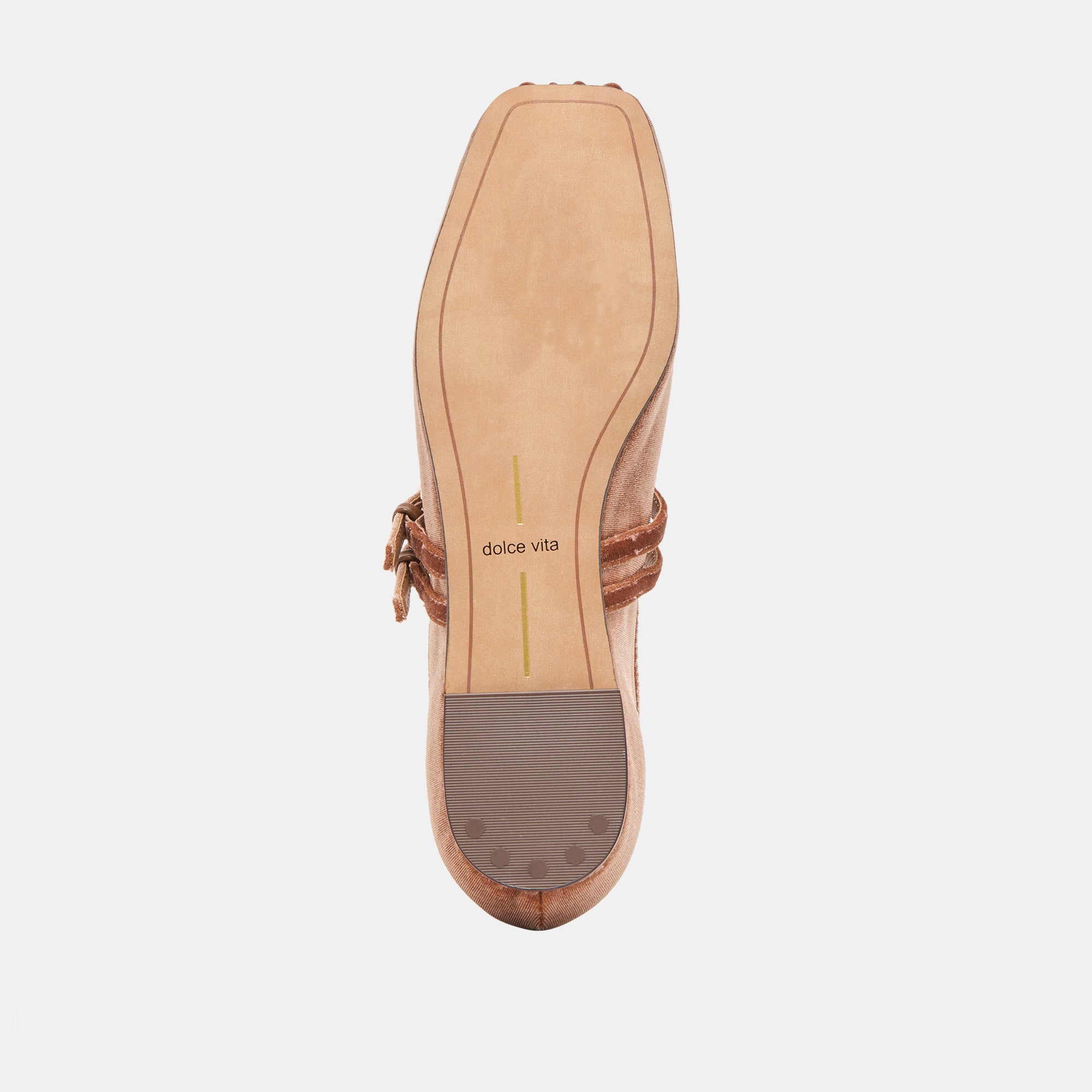 GIBSEN BALLET FLATS DK ROSE VELVET - Image 9