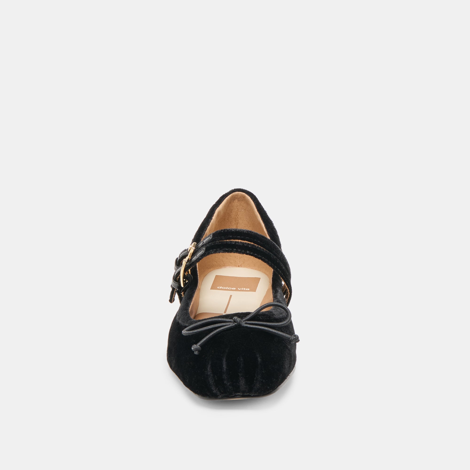 GIBSEN BALLET FLATS NERO VELVET - Image 6