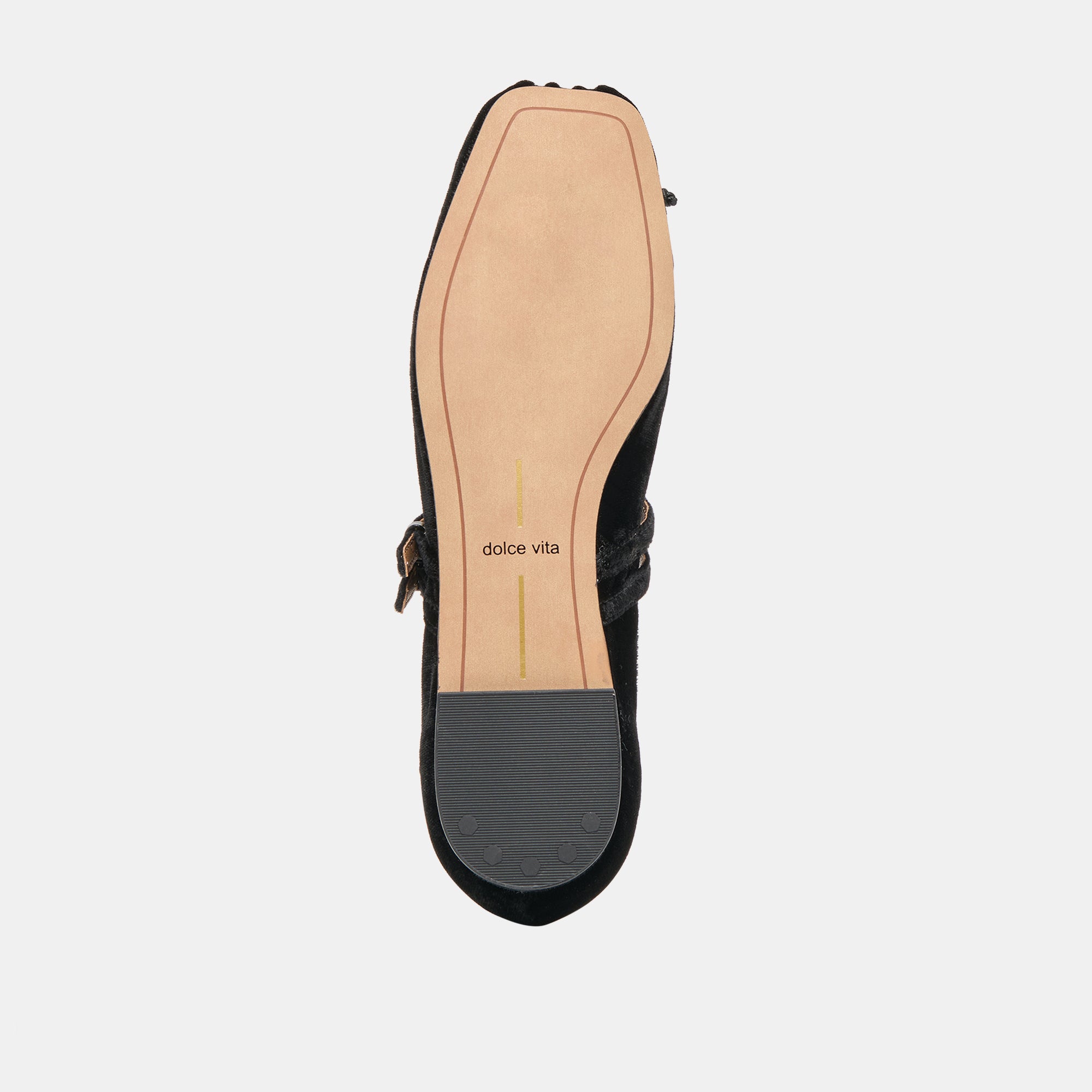 GIBSEN BALLET FLATS NERO VELVET - Image 9