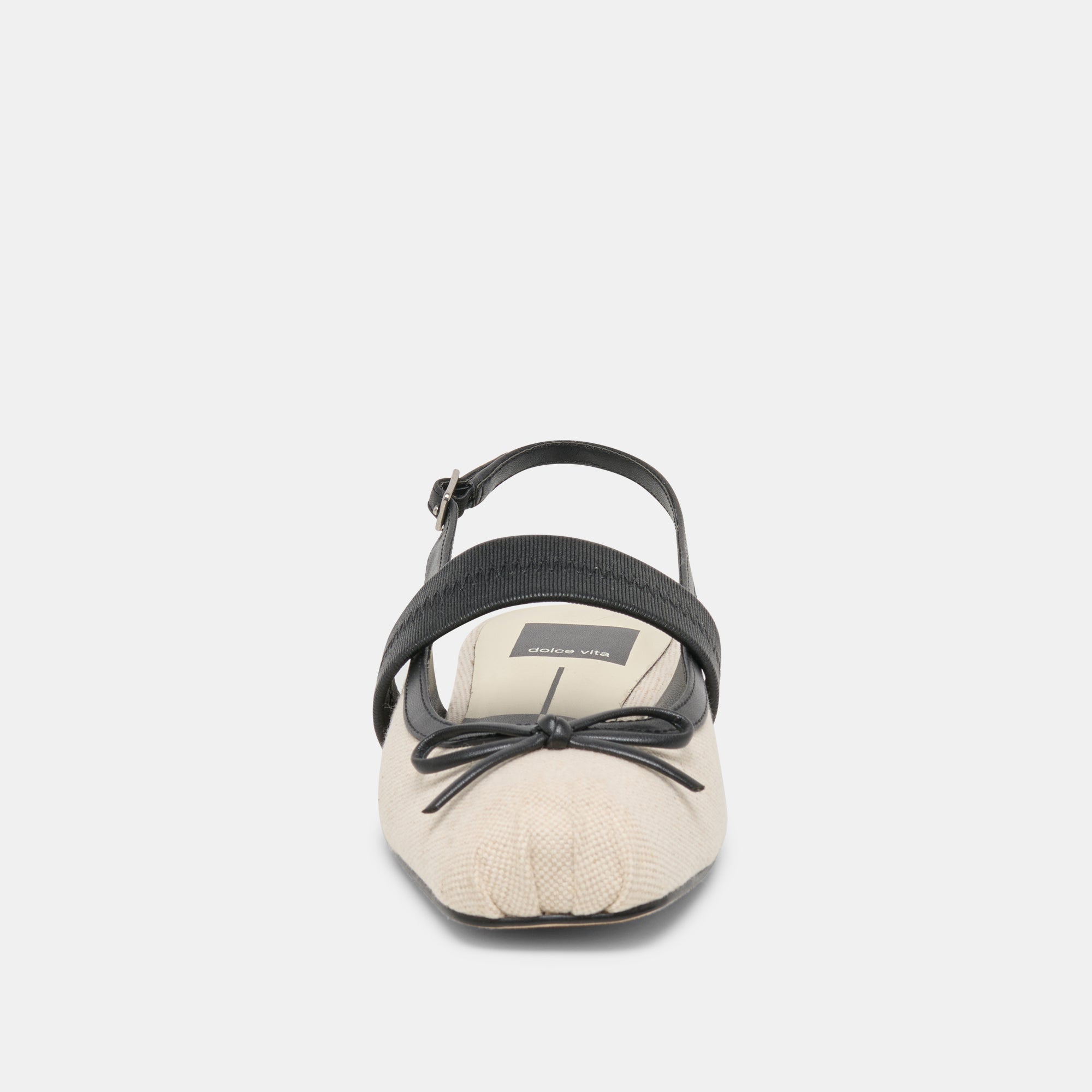 GRIFAN FLATS NATURAL BLACK LINEN - Image 8