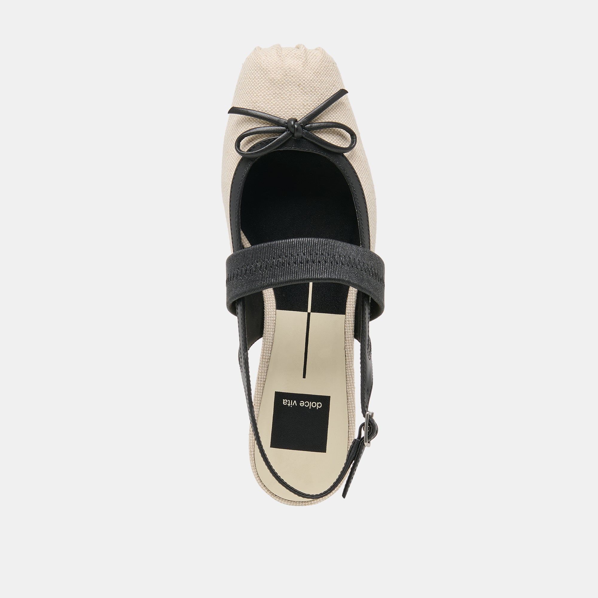 GRIFAN FLATS NATURAL BLACK LINEN - Image 10