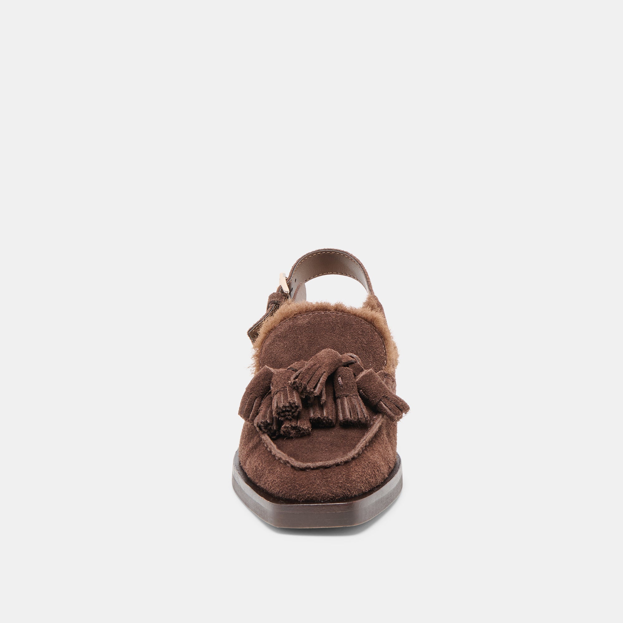HAMLIT PLUSH LOAFERS DK BROWN SUEDE - Image 8