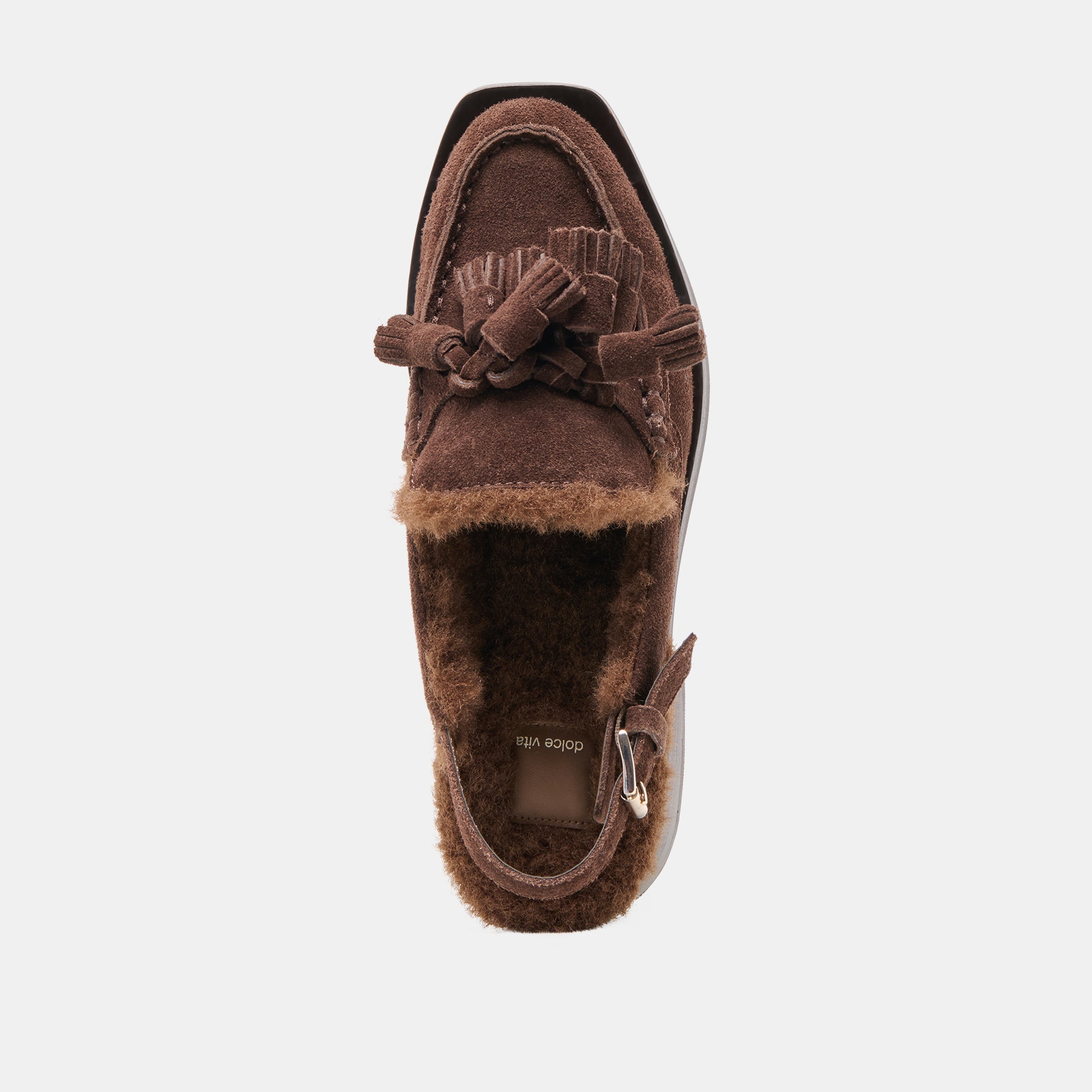 HAMLIT PLUSH LOAFERS DK BROWN SUEDE - Image 10