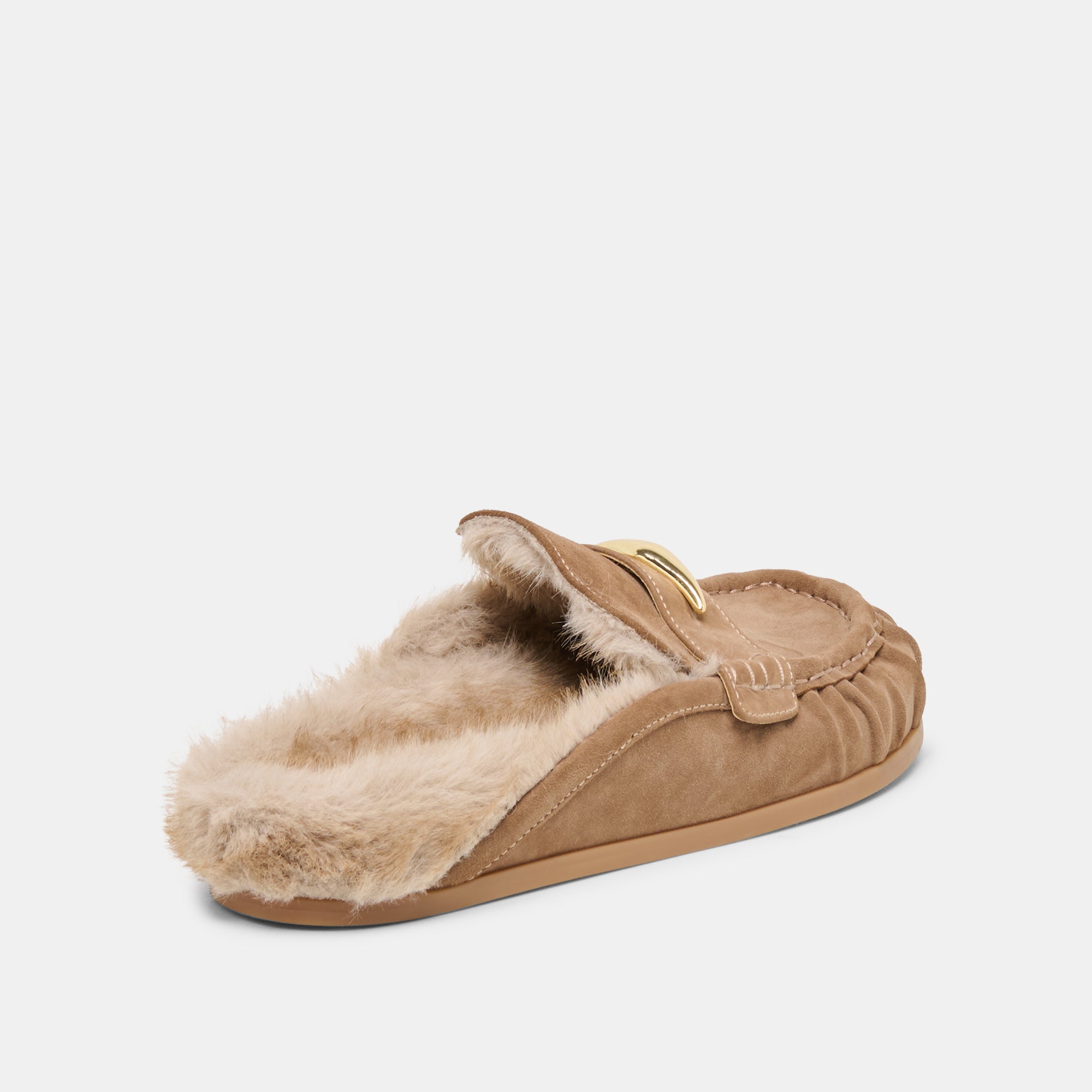 JODERO PLUSH FLATS MUSHROOM SUEDE - Image 5