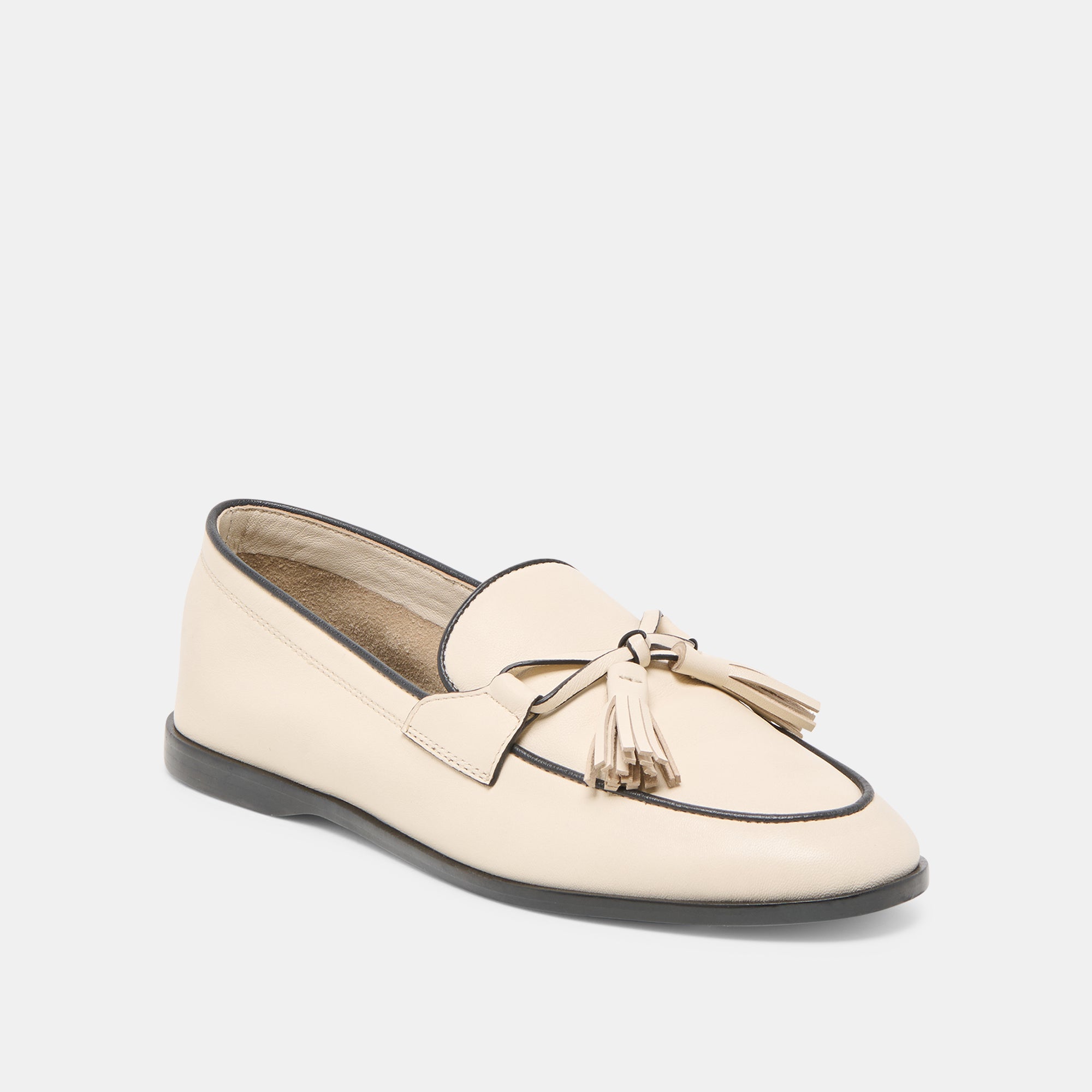LOKLAN LOAFERS IVORY LEATHER - Image 2