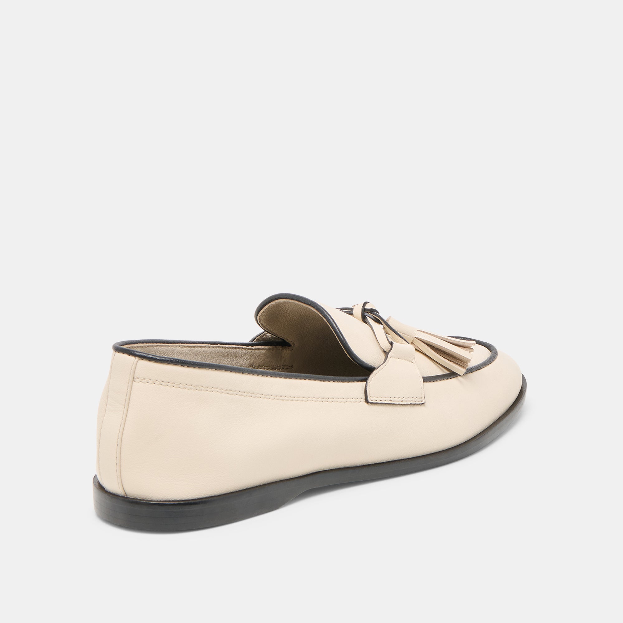 LOKLAN LOAFERS IVORY LEATHER - Image 3
