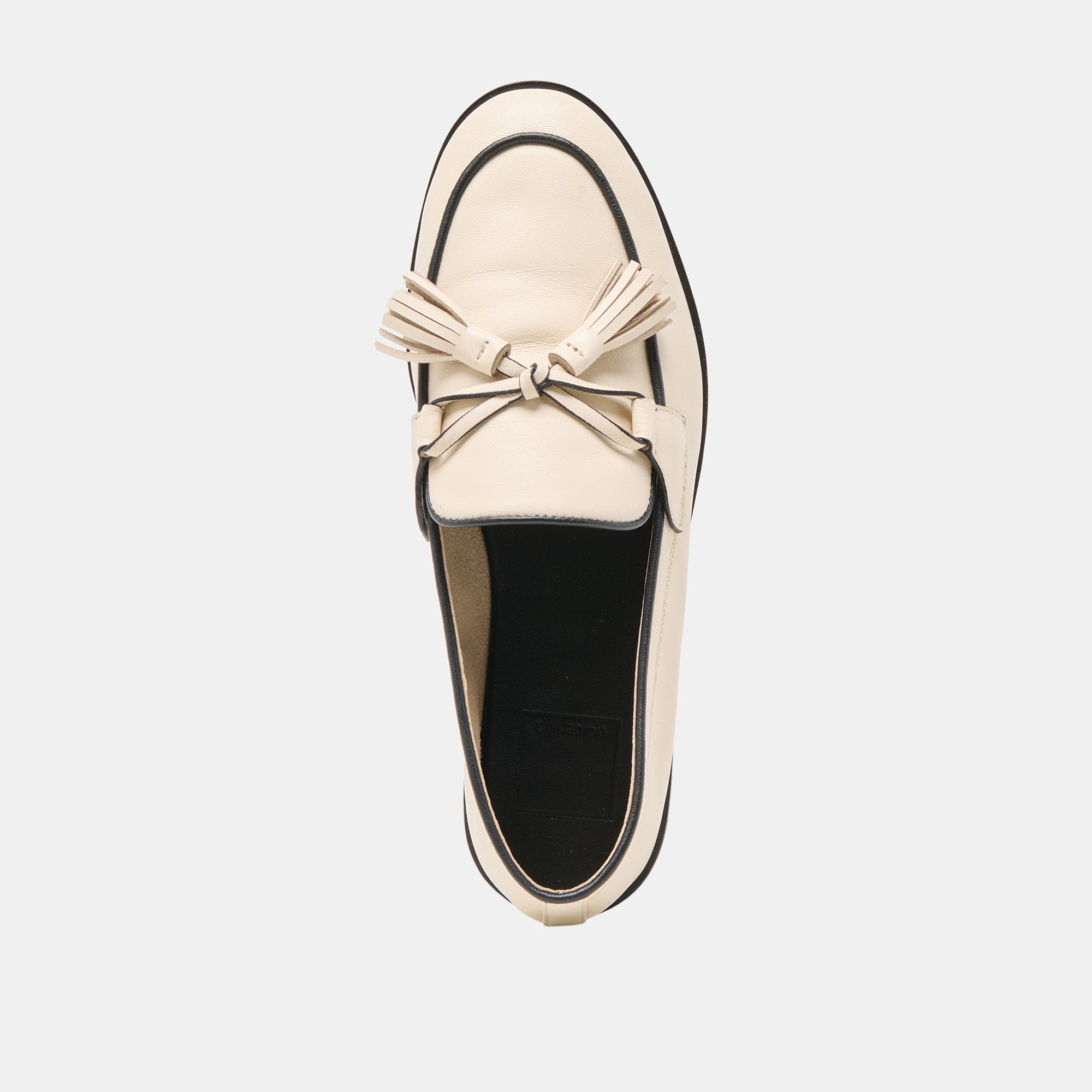 LOKLAN LOAFERS IVORY LEATHER - Image 8