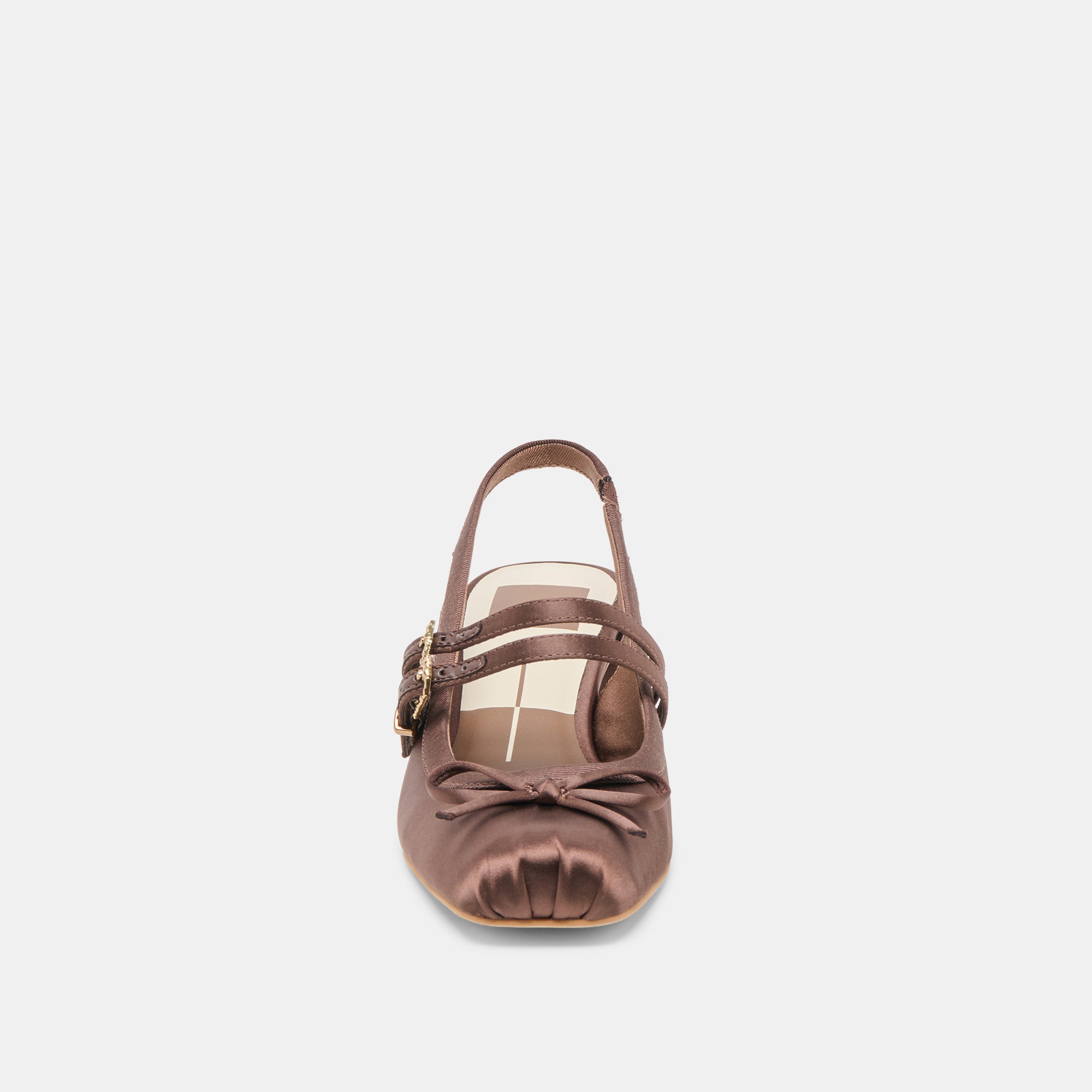 LORIS HEELS MAHOGANY SATIN - Image 8