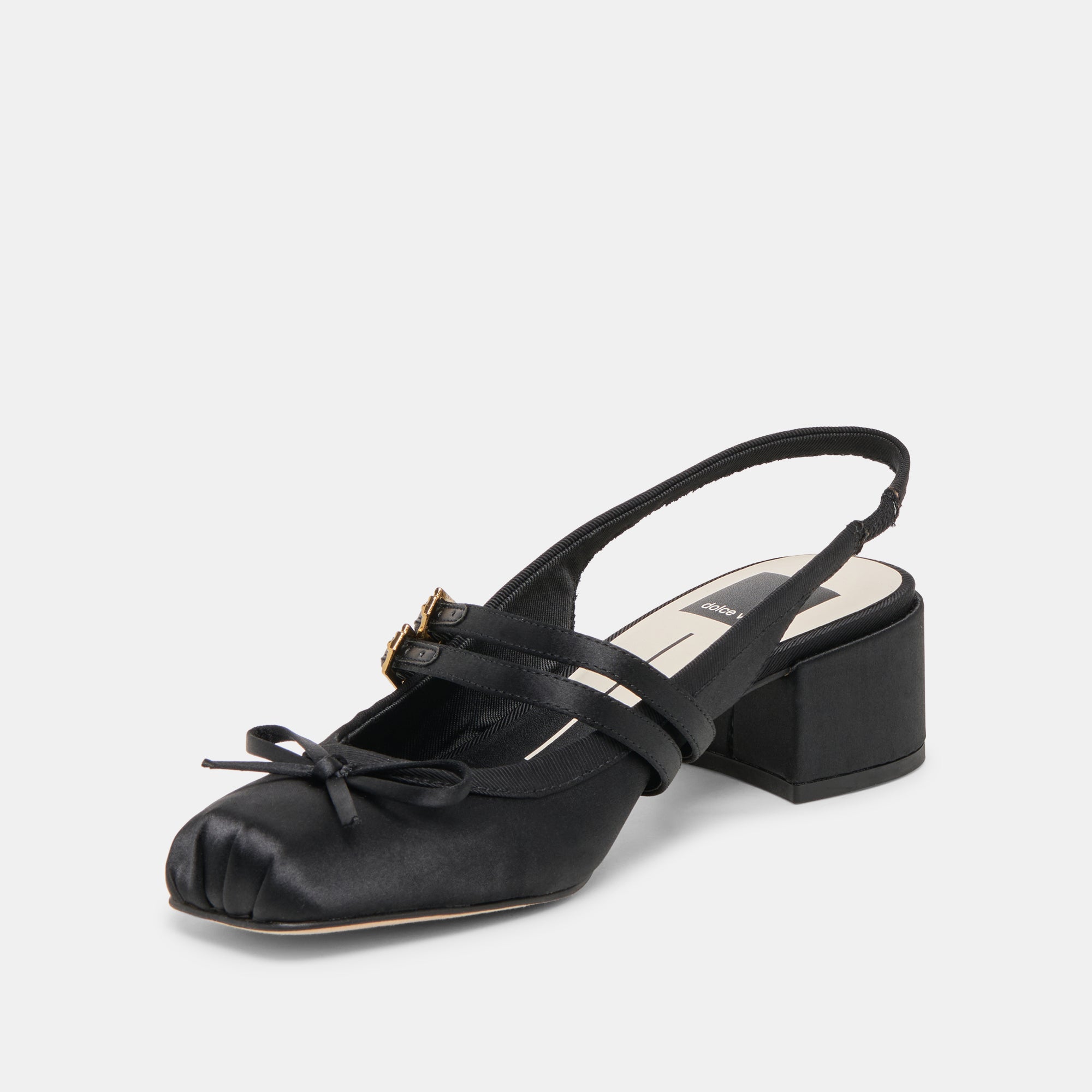 LORIS HEELS ONYX SATIN - Image 6