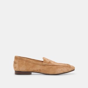 MATTIE LOAFERS CAMEL SUEDE