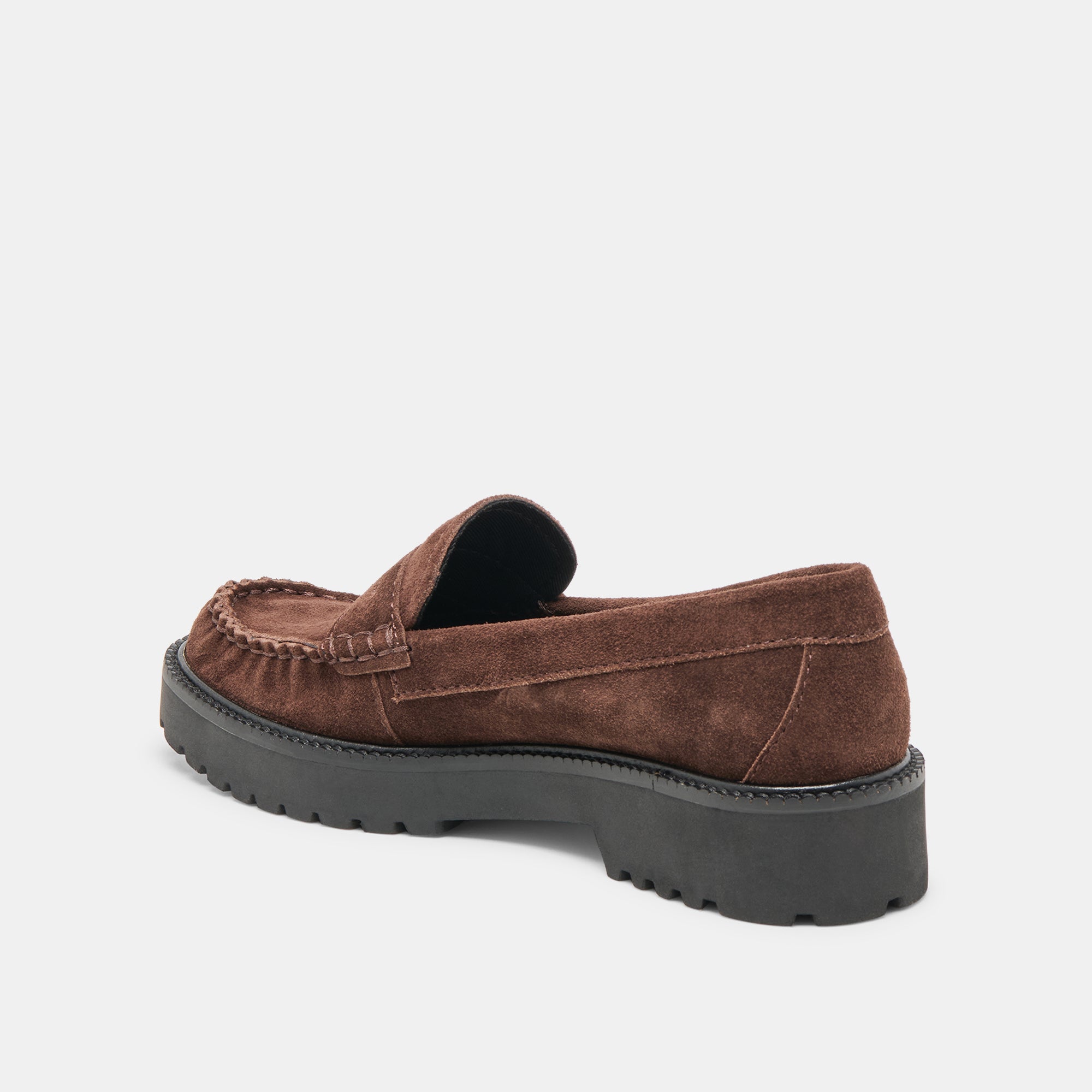 MEREK LOAFERS DK BROWN SUEDE - Image 7