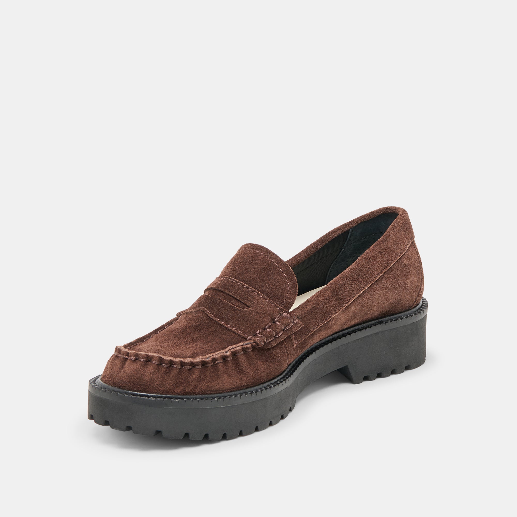 MEREK LOAFERS DK BROWN SUEDE - Image 6