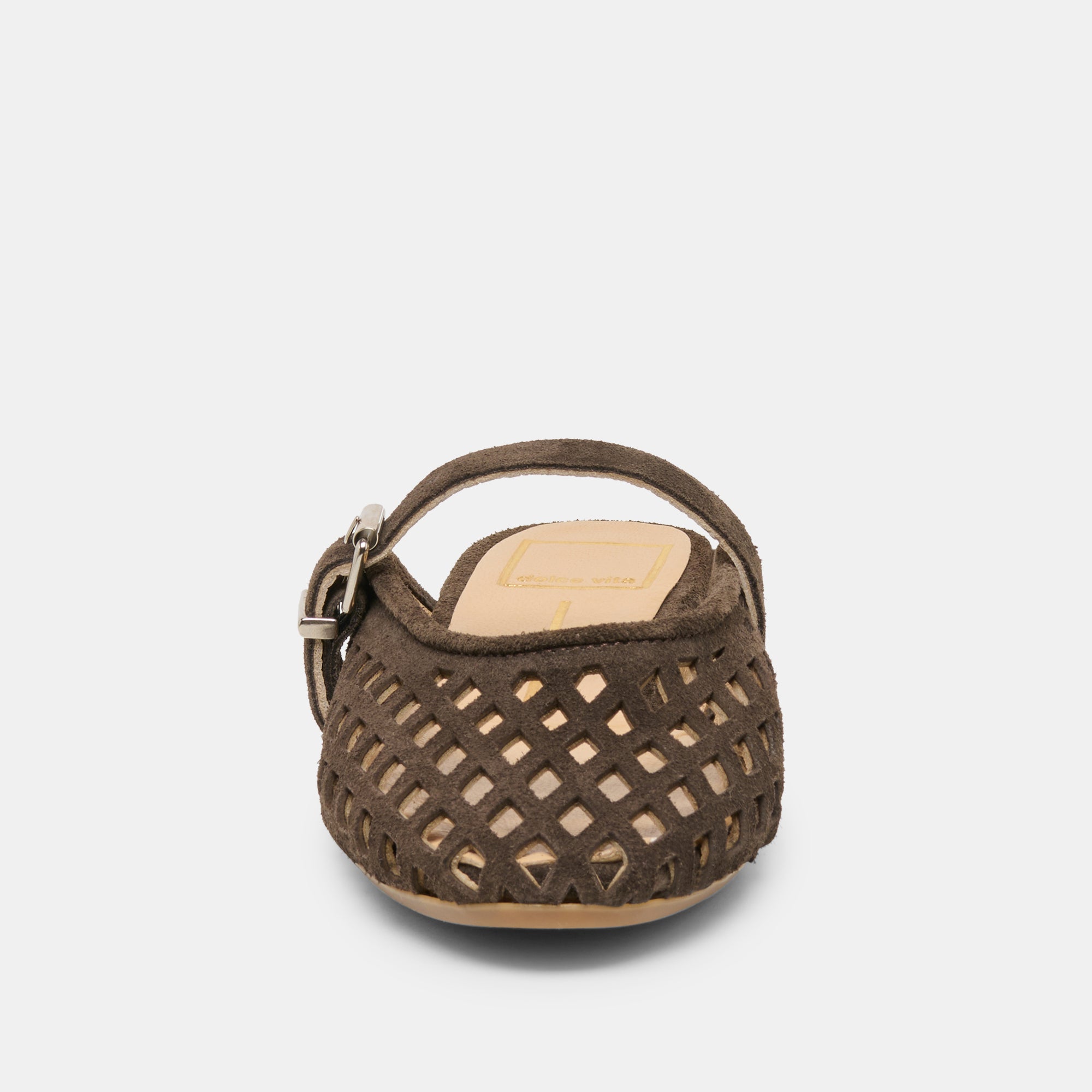 MIRIAN FLATS DK BROWN SUEDE - Image 7