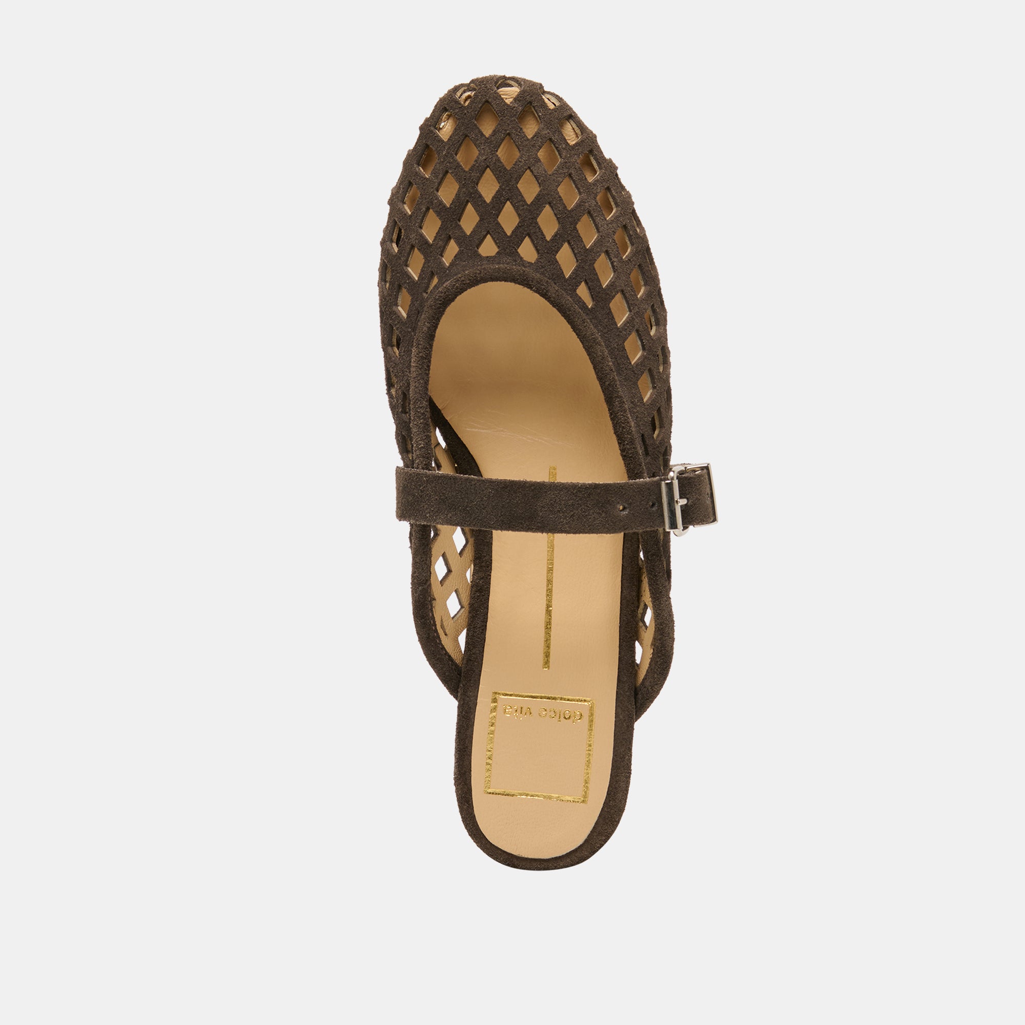 MIRIAN FLATS DK BROWN SUEDE - Image 9
