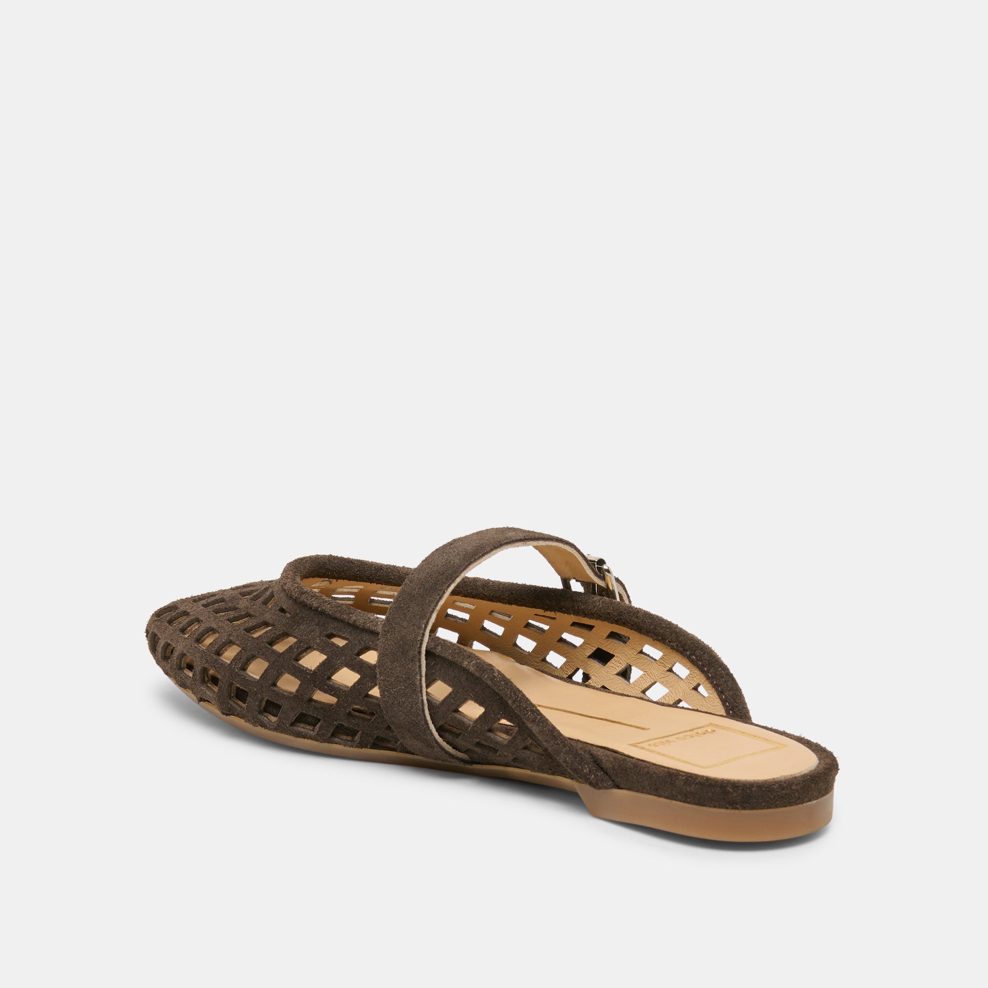 MIRIAN FLATS DK BROWN SUEDE - Image 5