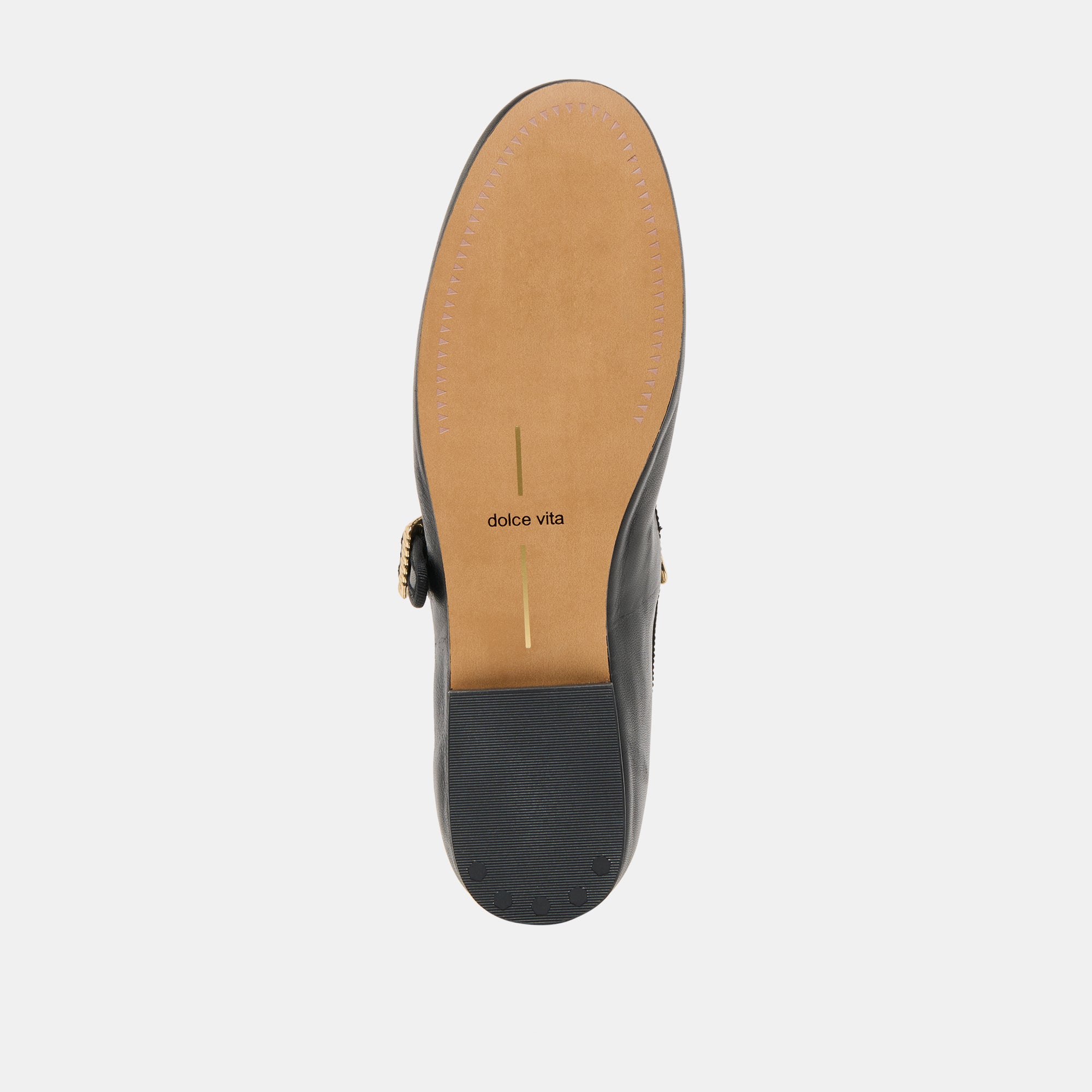 RELAN WIDE BALLET FLATS BLACK LEATHER - Image 9