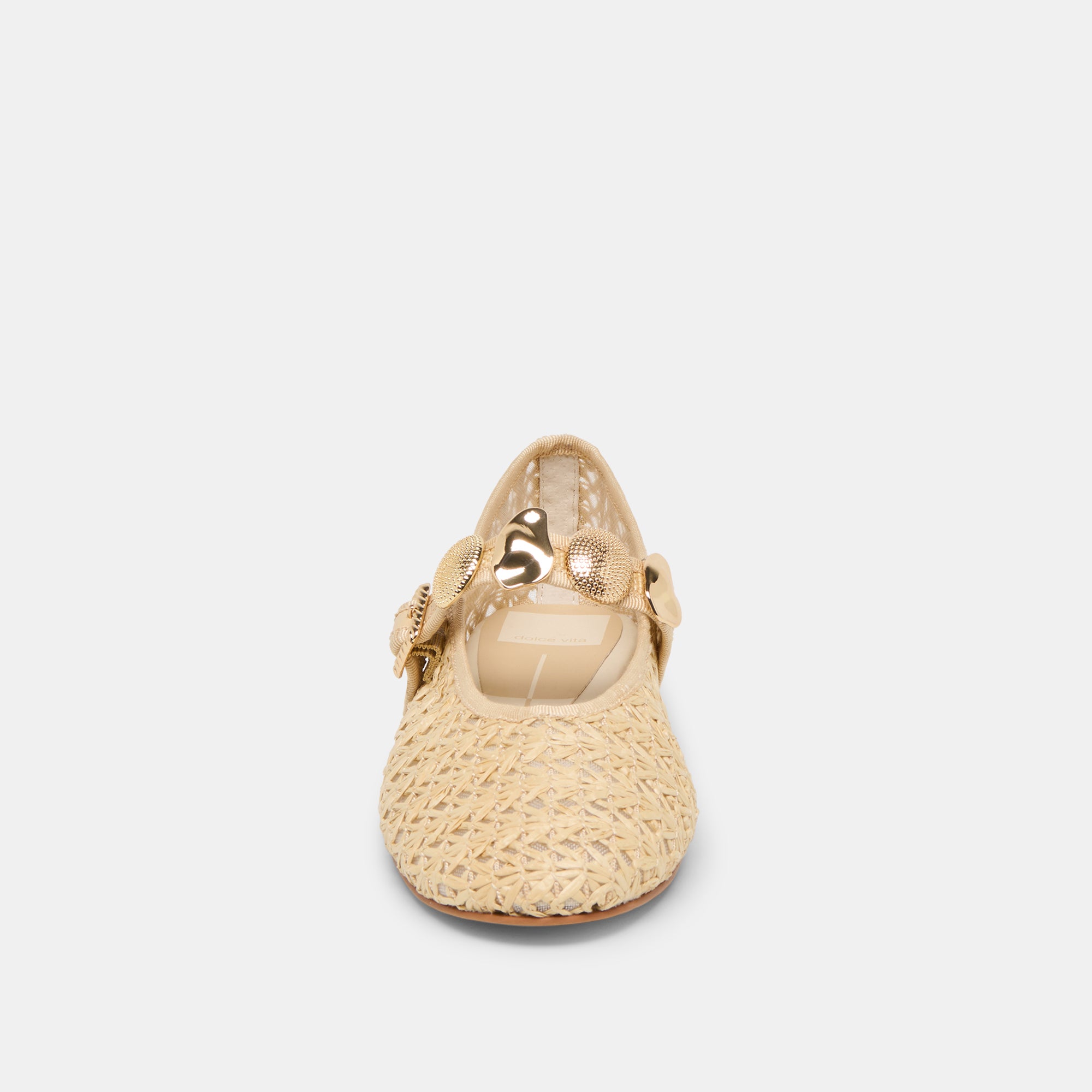 RELAN BALLET FLATS NATURAL CROSS HATCH RAFFIA - Image 10
