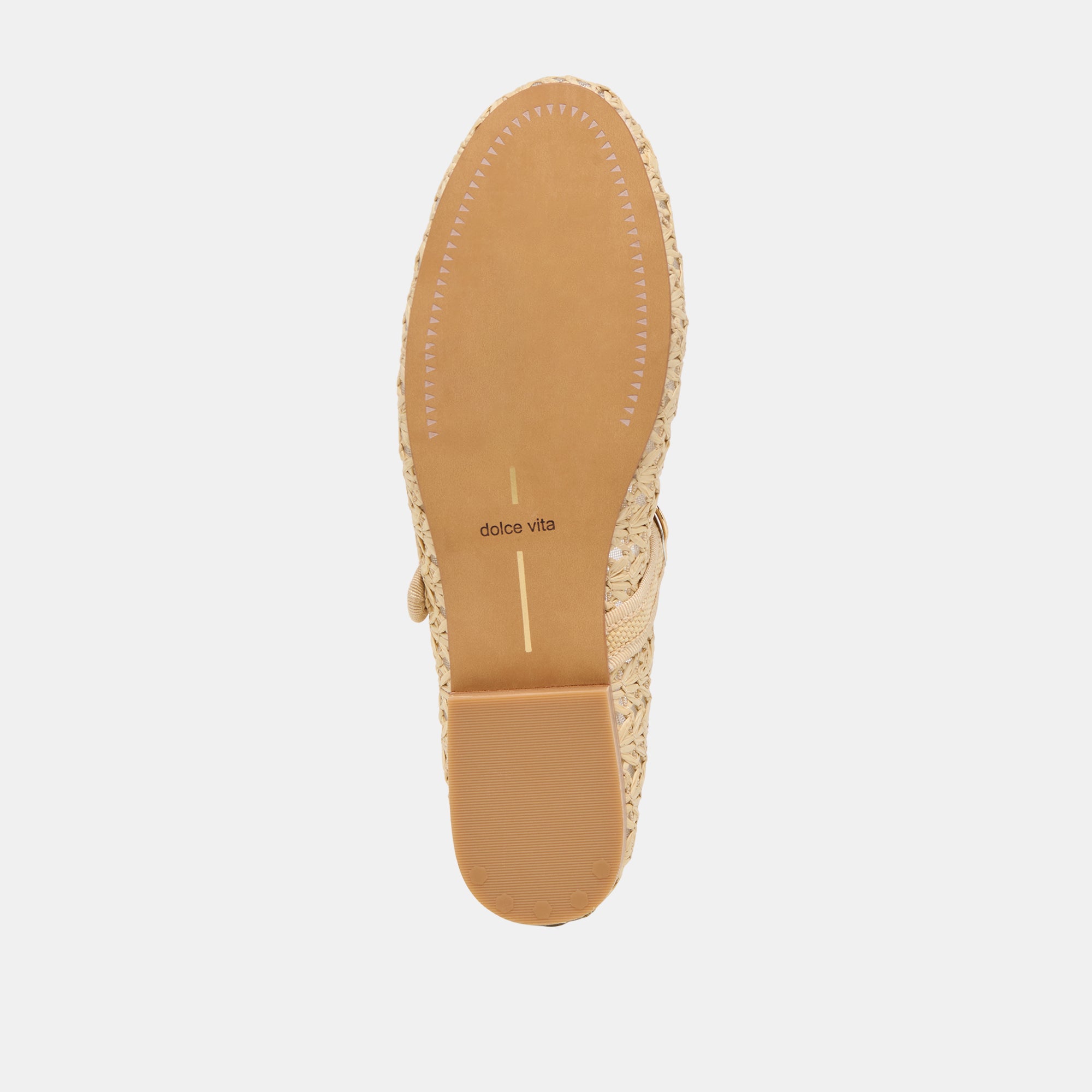 RELAN BALLET FLATS NATURAL CROSS HATCH RAFFIA - Image 13